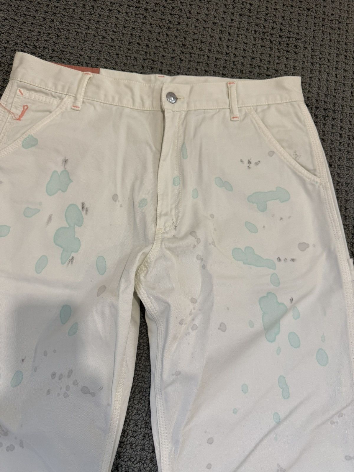 Acne Studios Brand New paint splatter Carpenter pants Size US 32 / EU 48 - 2 Thumbnail