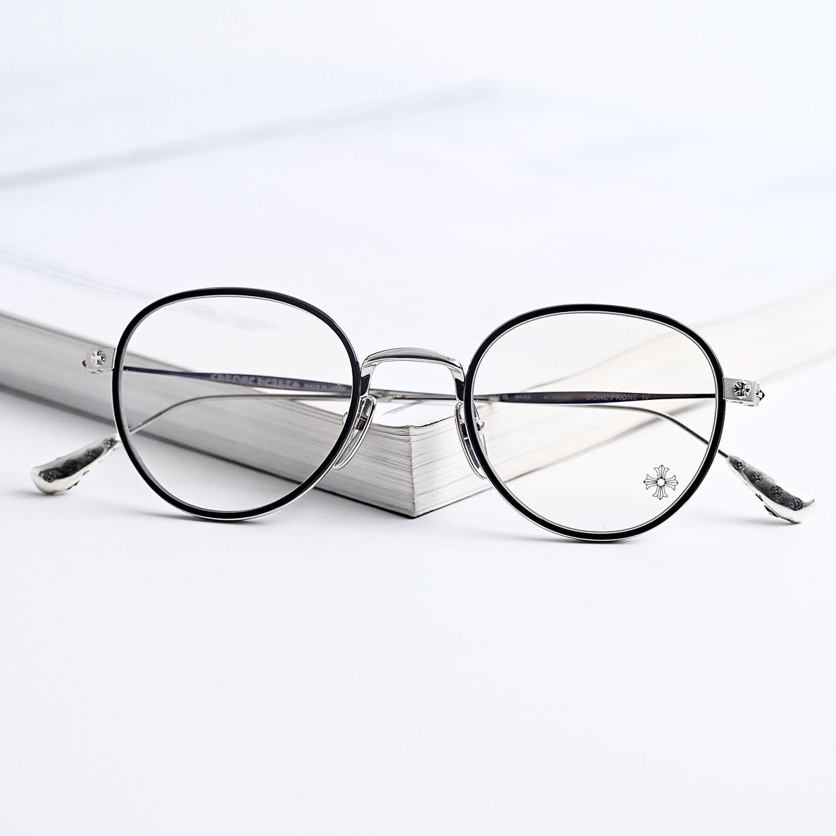 Chrome Hearts CHROME HEARTS BONE PRONE IV GLASSES Size ONE SIZE - 13 Thumbnail