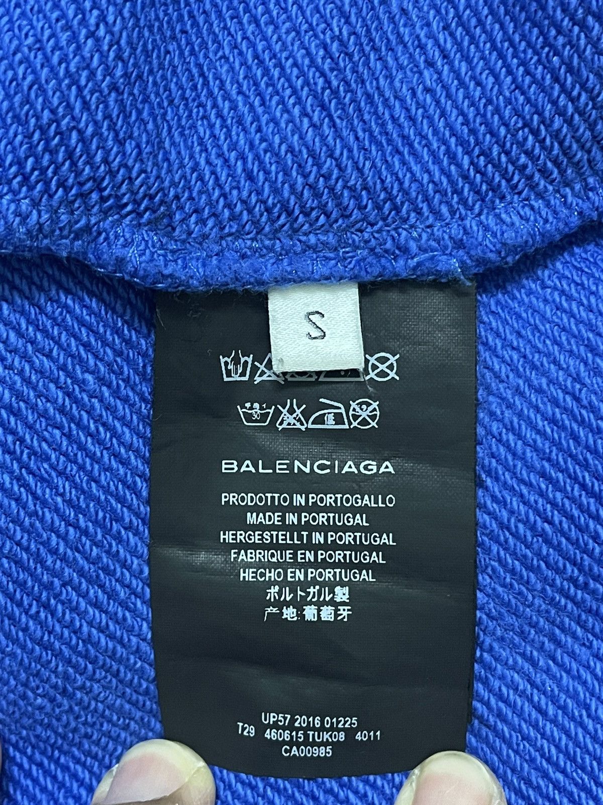 Balenciaga Balenciaga Hoodie SpellOut Size US S / EU 44-46 / 1 - 11 Thumbnail