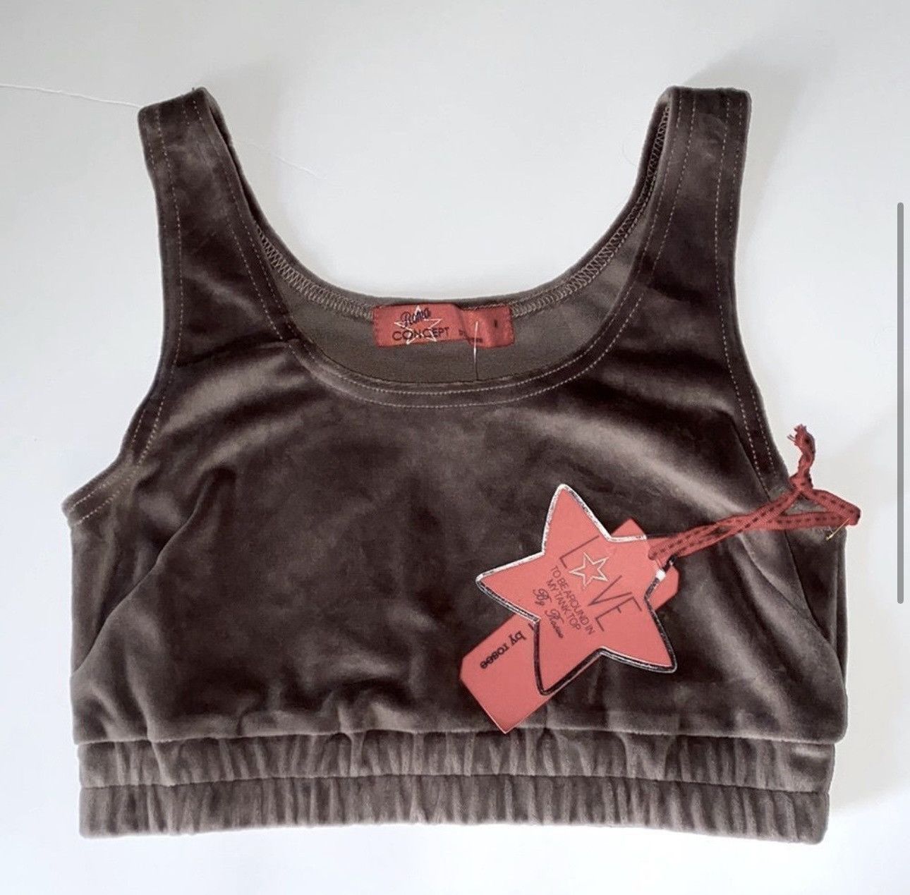 Other Boutique, Velvet/Velour, Sports Bra Style, Cropped Top Size M / US 6-8 / IT 42-44 - 4 Thumbnail