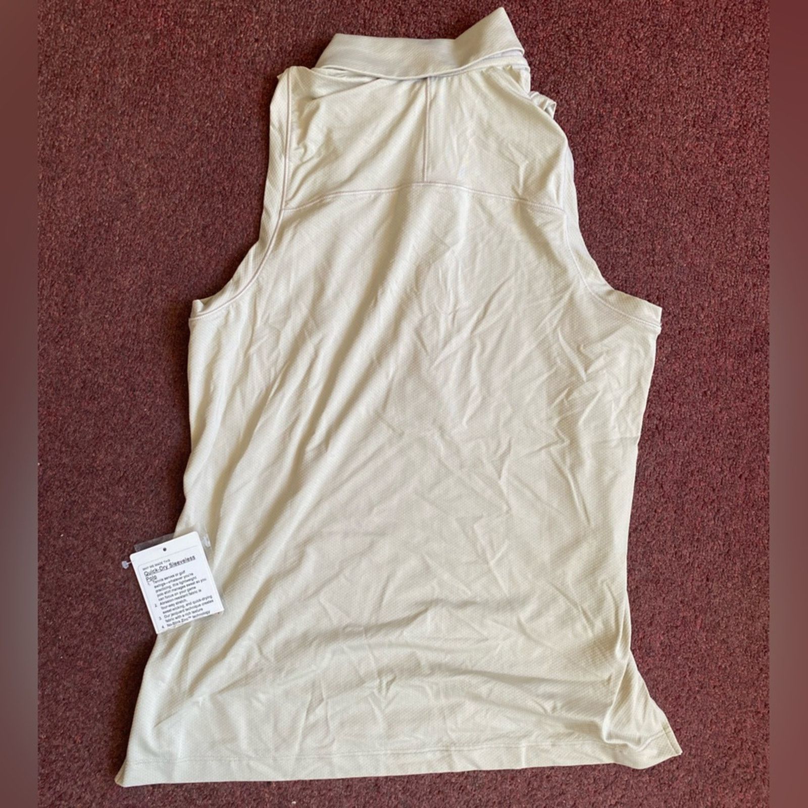 Lululemon NWT Lululemon Quick Dry Sleeveless Polo Shirt Straight Hem Size M / US 6-8 / IT 42-44 - 9 Thumbnail