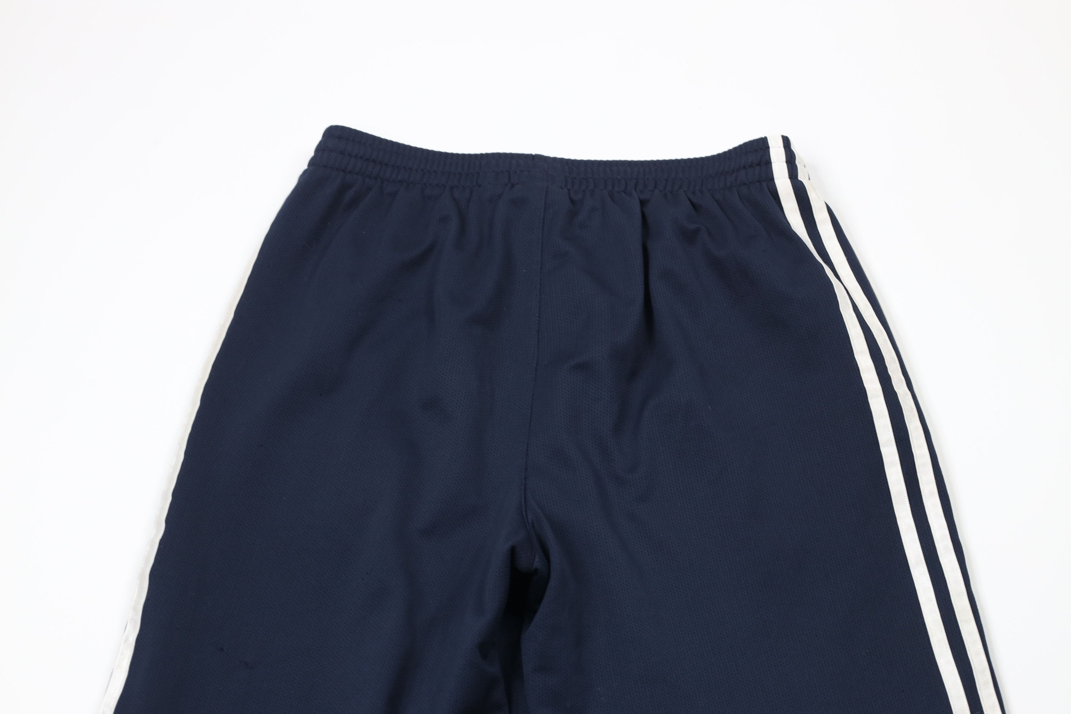 Adidas × Vintage Vintage Y2K Adidas Spell Out Striped Wide Leg Pants Blue Size 28" / US 6 / IT 42 - 11 Thumbnail