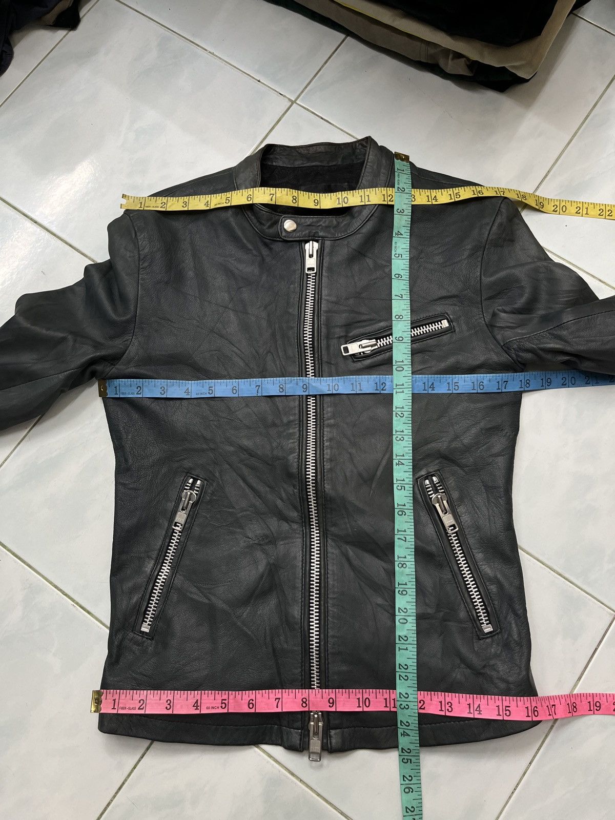 Japanese Brand 🔥🔥🔥STEALS MURDER LICENSE CAFE RACER LEATHER JACKET Size S / US 4 / IT 40 - 20 Thumbnail