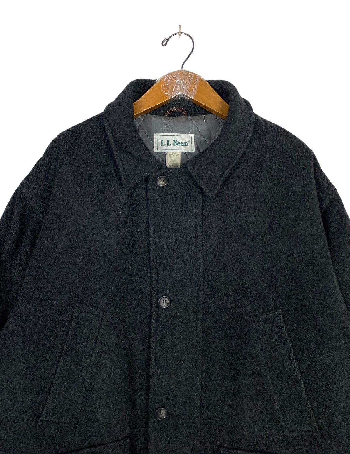 L.L. Bean Rare‼️ Vintage L.L. Bean Outerwear Wool Tweed Hunting Coat Size US L / EU 52-54 / 3 - 4 Thumbnail