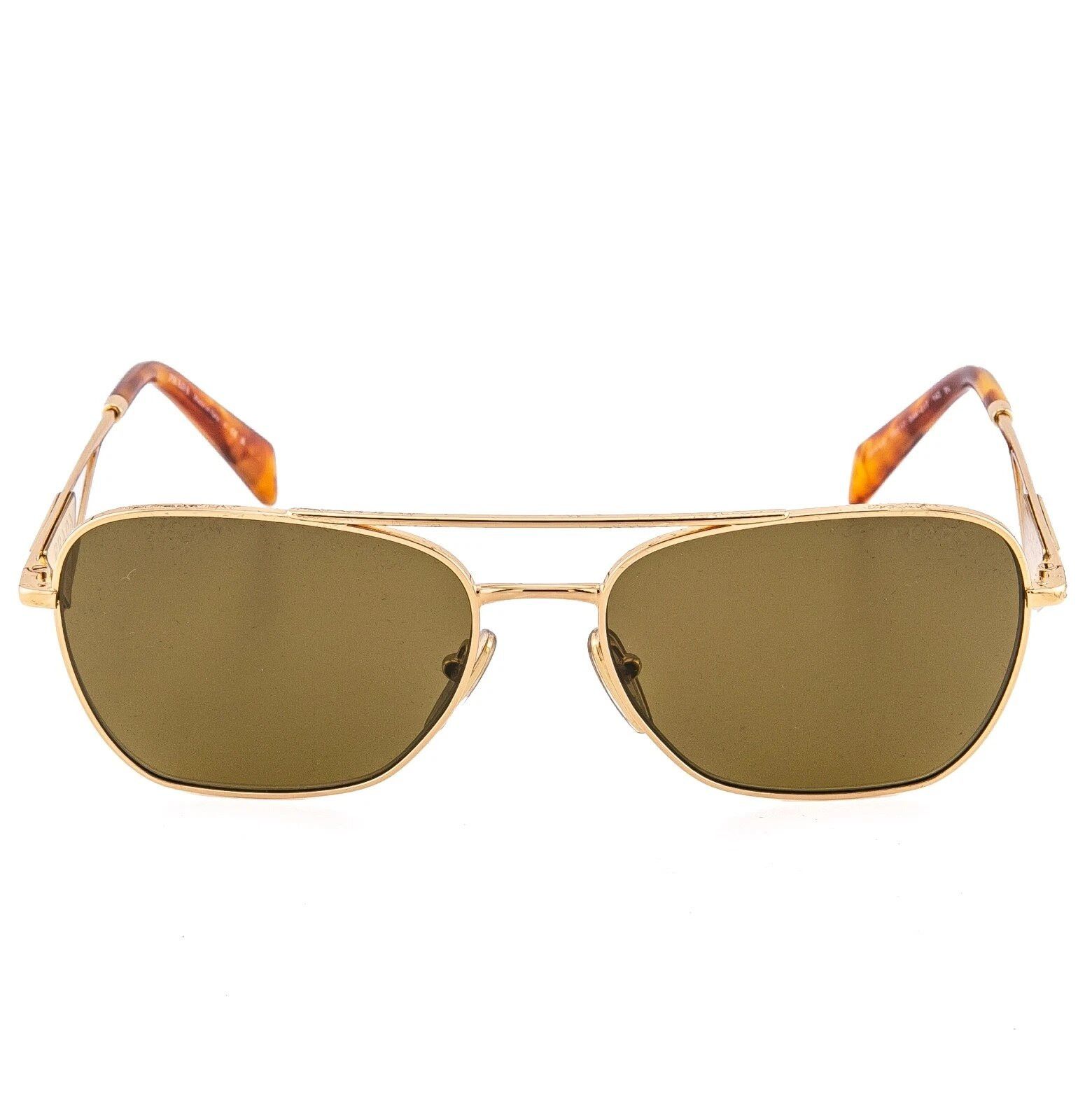 Prada PRADA A50 TAMPO Gold Brown Classic Triangle Logo PRA50S Size ONE SIZE - 2 Thumbnail