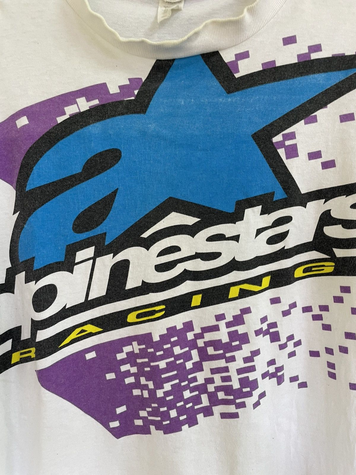 Alpinestars Vintage 90s Alpinestars Racing motocross jersey Size US M / EU 48-50 / 2 - 6 Thumbnail