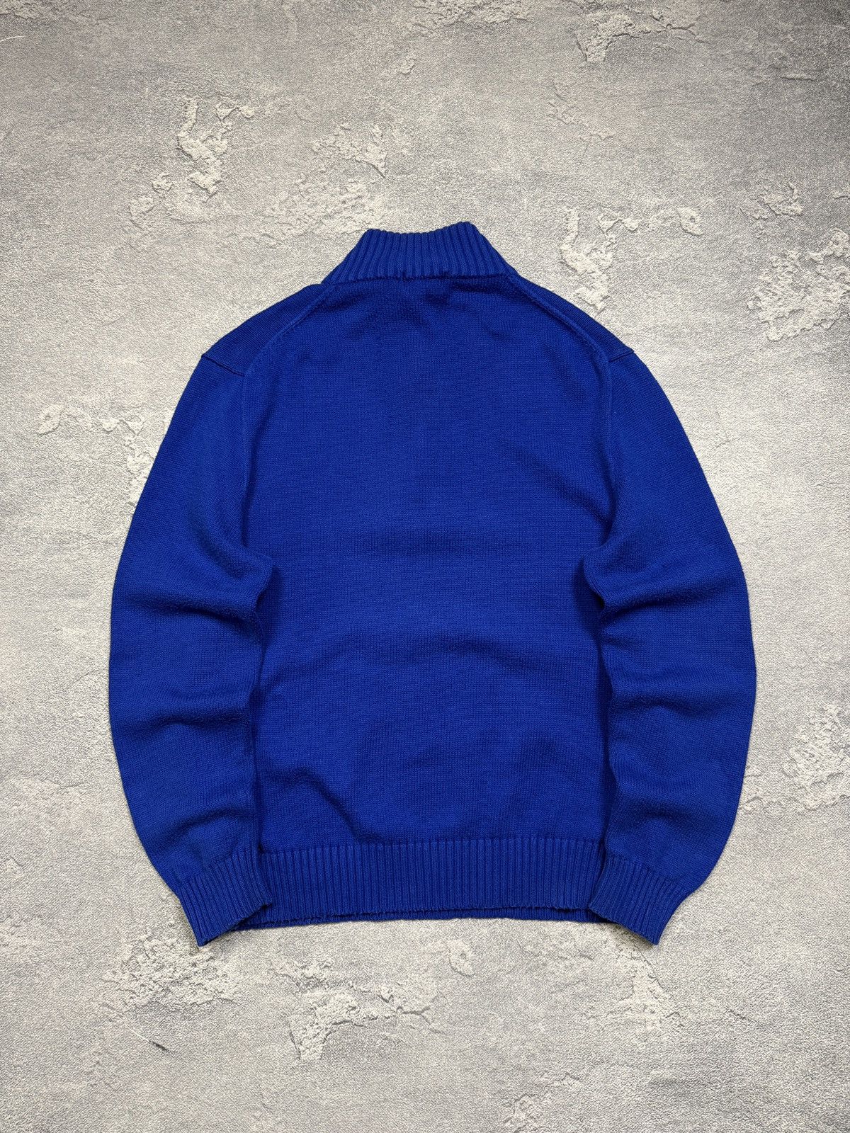 Polo Ralph Lauren Mens Vintage Polo Ralph Lauren 1/3 zip sweatshirt blue rare Size US L / EU 52-54 / 3 - 17 Thumbnail
