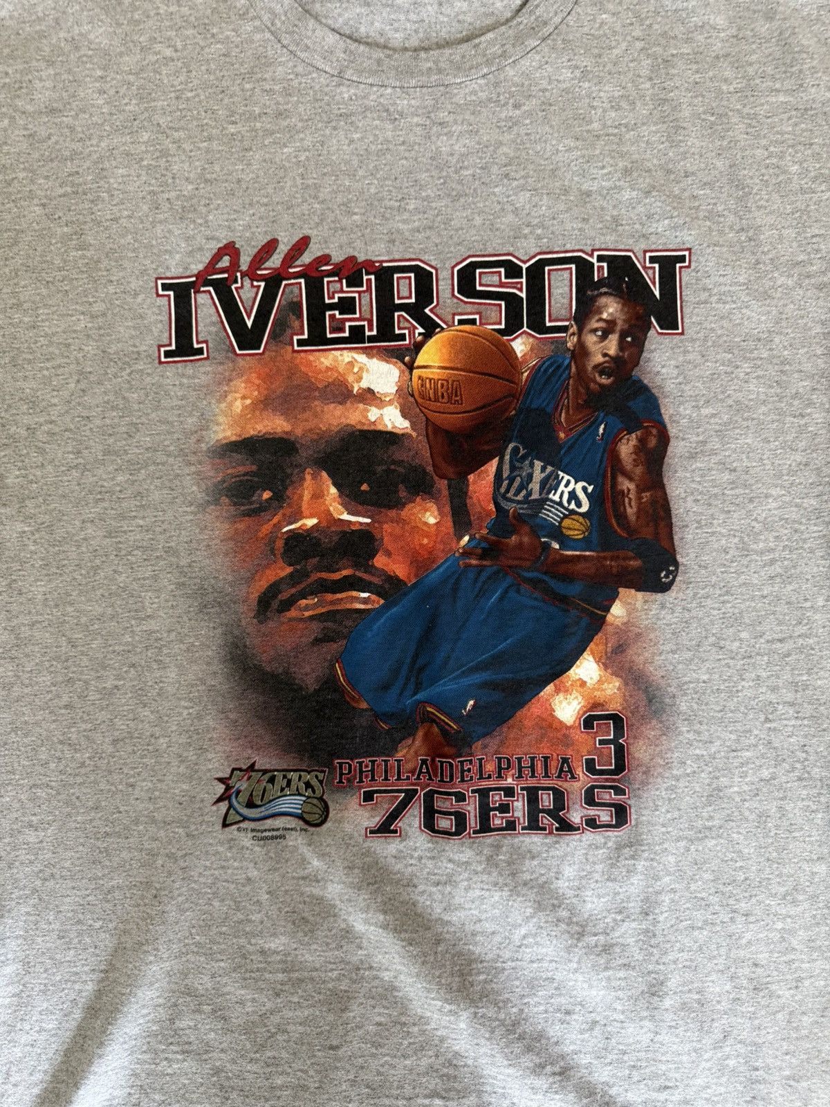 Vintage Vintage Allen Iverson shirt Size US XL / EU 56 / 4 - 2 Thumbnail