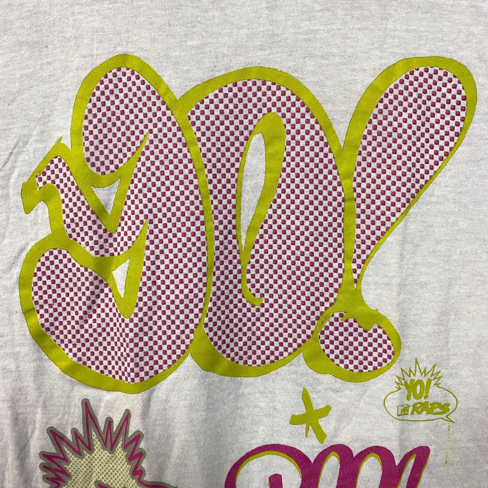 Mtv MTV 90's Graffiti Pop Art Poster Light Blue T-Shirt Medium Size US M / EU 48-50 / 2 - 4 Thumbnail