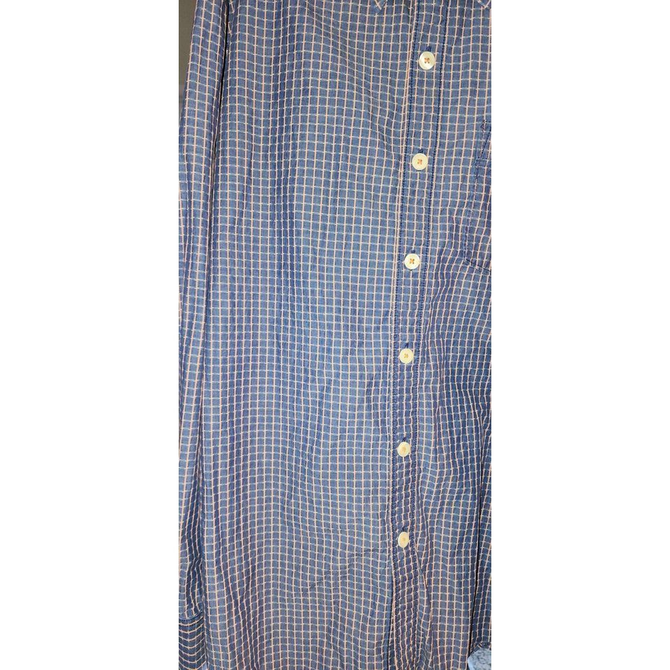 Tommy Bahama Tommy Bahama Navy Mens Medium Long Sleeve Button Down Textur Size US M / EU 48-50 / 2 - 2 Thumbnail