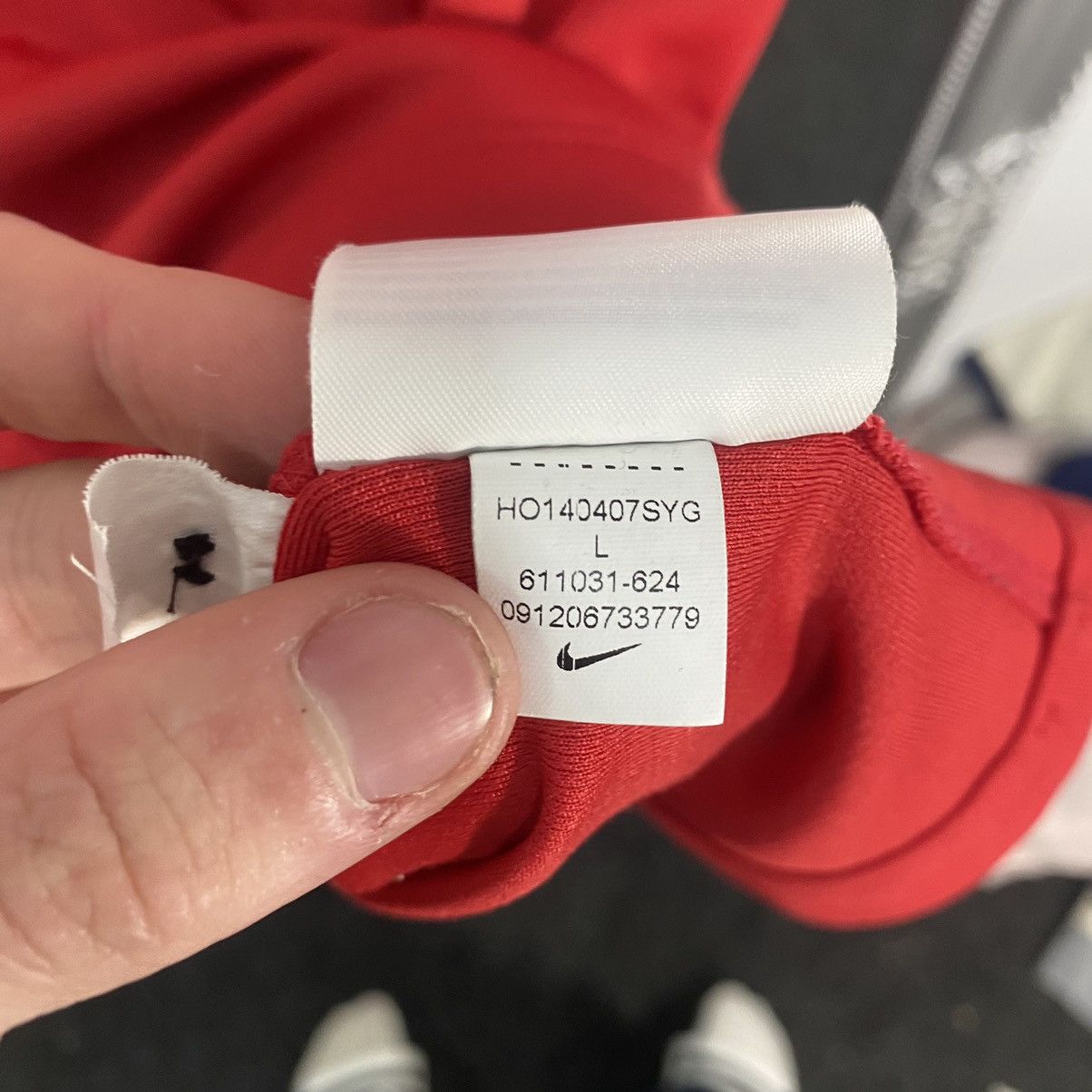 Nike Manchester United Football Shirt Nike Size US L / EU 52-54 / 3 - 17 Thumbnail