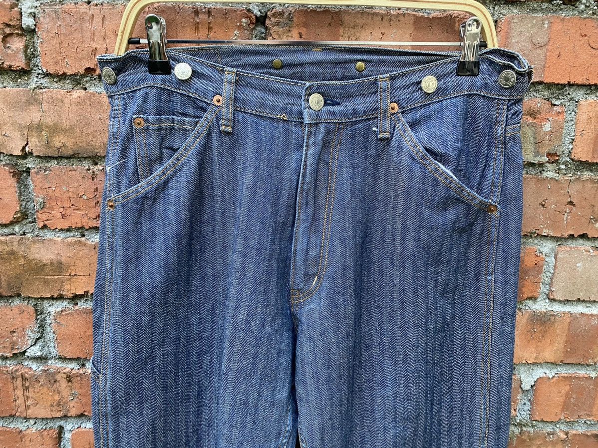 Designer × Hysteric Glamour × Japanese Brand size 34x32.5 hysteric glamour carpenter workers hickory jean Size US 34 / EU 50 - 5 Thumbnail