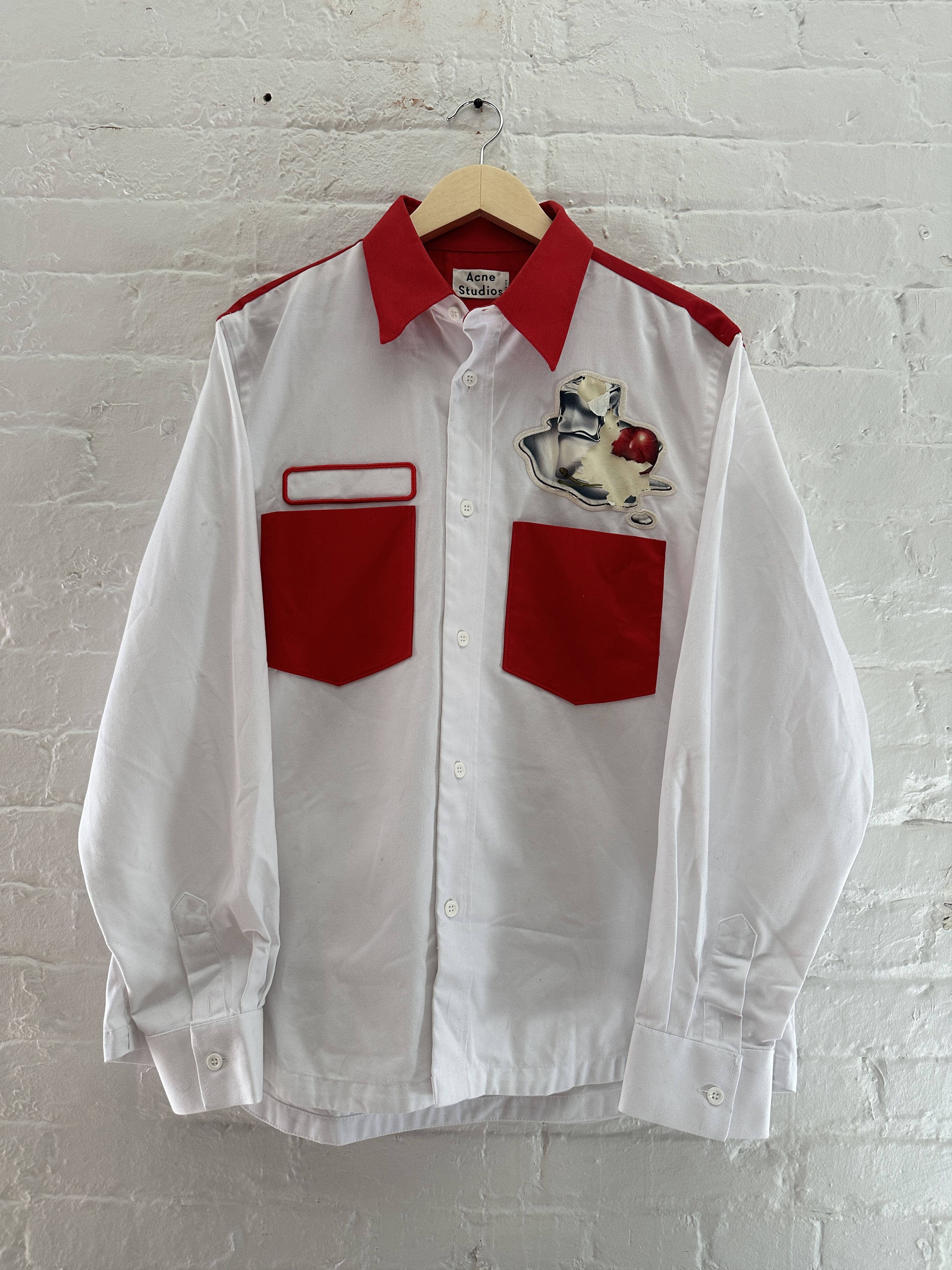 Acne Studios Acne Studios Ice Cube Button Up Shirt Size US XL / EU 56 / 4 - 1 Thumbnail