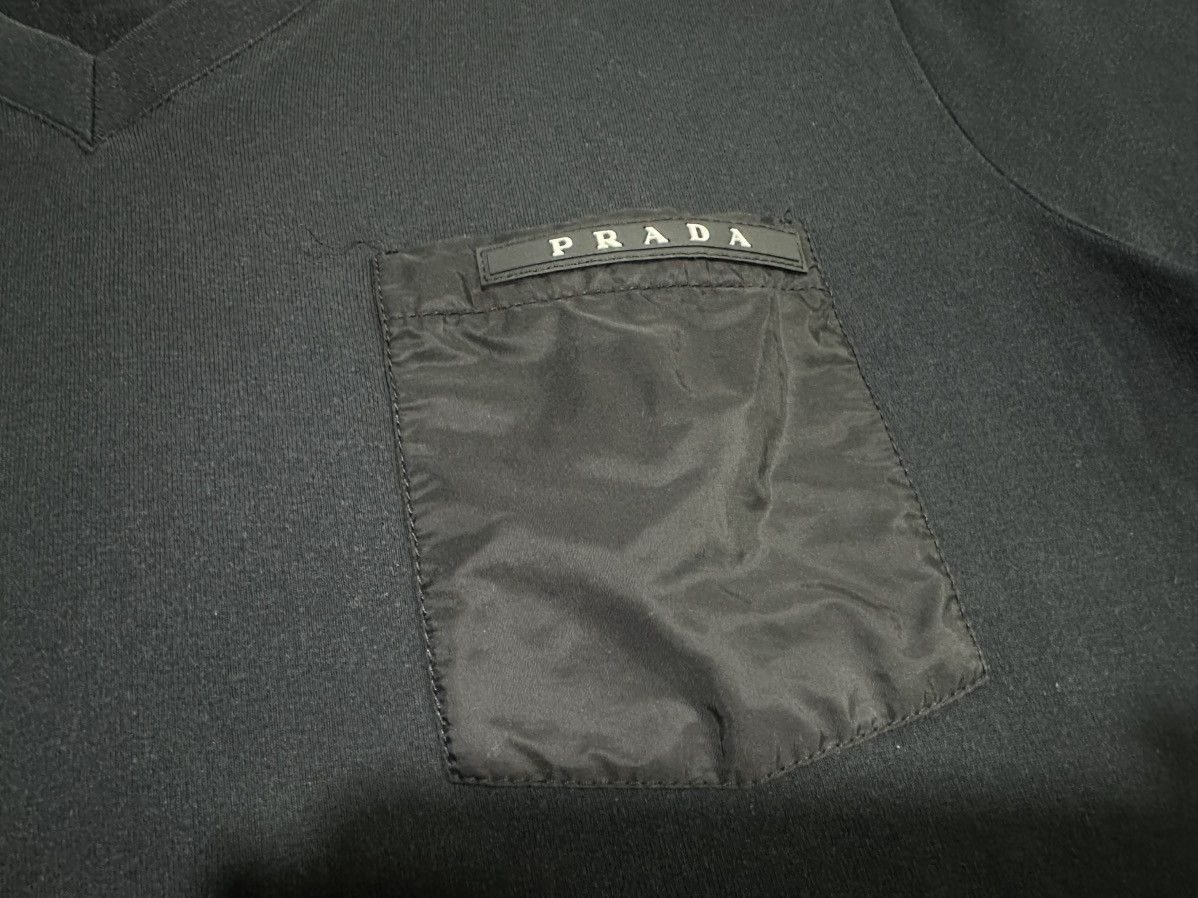 Prada 🔥Prada Nylon Pocket Tee Padded Shoulder Size US S / EU 44-46 / 1 - 4 Thumbnail