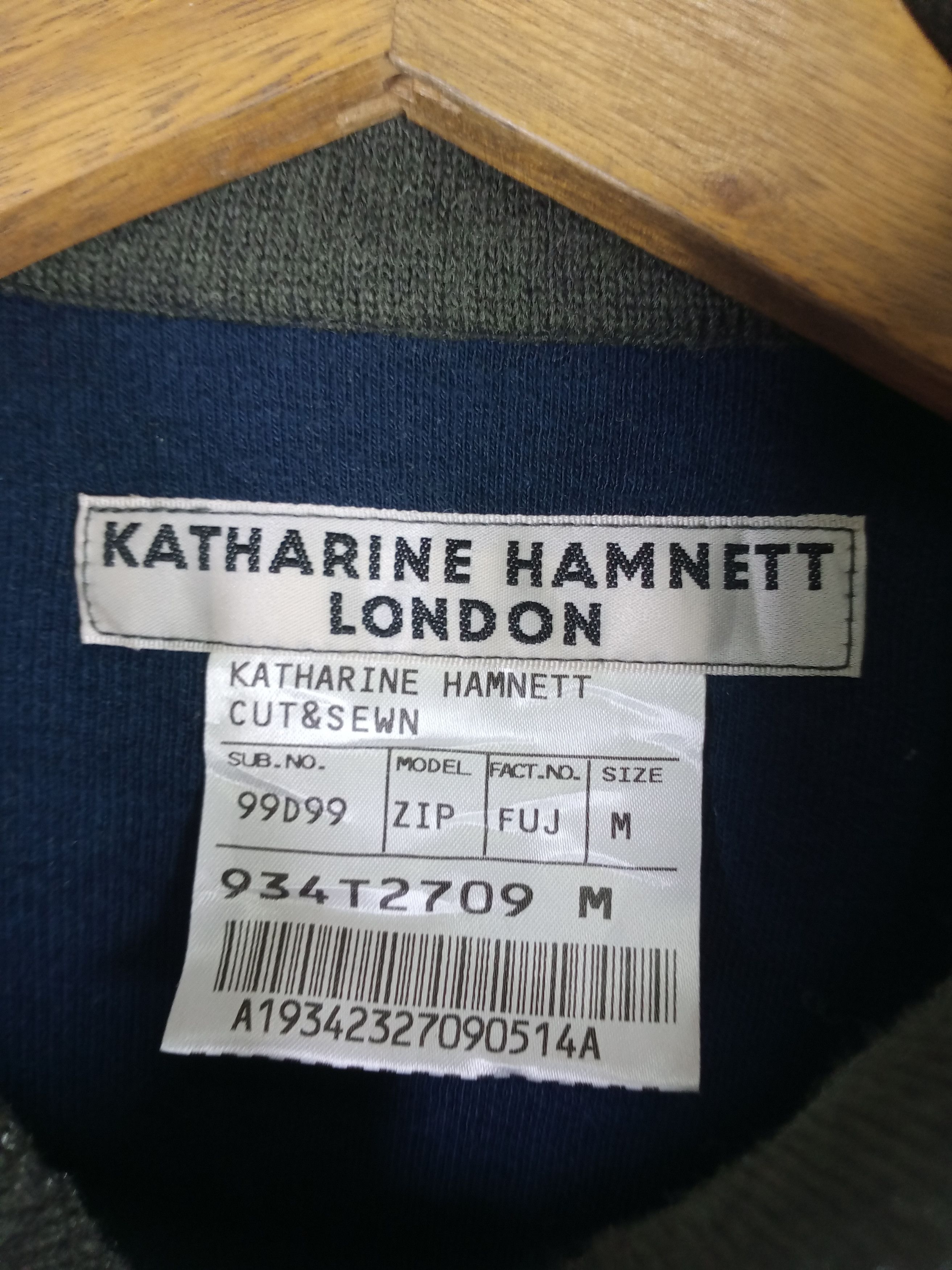 Katharine Hamnett London Rare Vintage Katharine Hamnett London Cut & Sewn Jacket Size US M / EU 48-50 / 2 - 5 Thumbnail