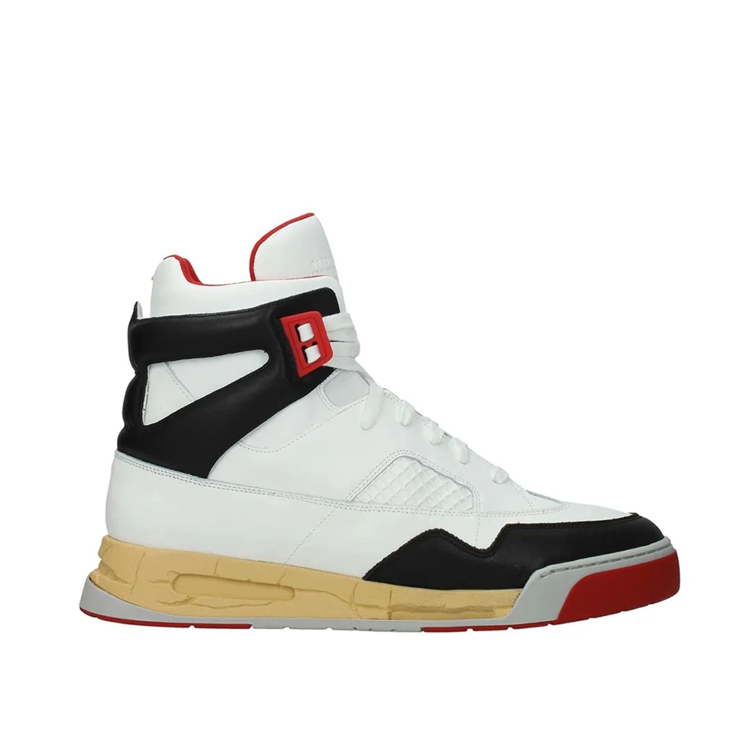 Maison Margiela o1y1124 Leather Hi-Top Sneakers In Multicolor Size US 6 / EU 39 - 4 Thumbnail