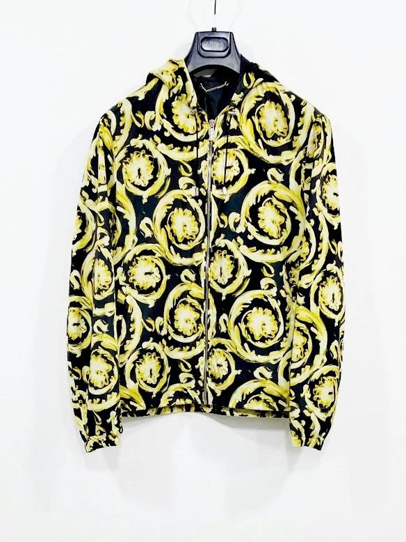 Versace VERSACE Men's Baroque Print Bomber Jacket - dmc Size US L / EU 52-54 / 3 - 1 Thumbnail