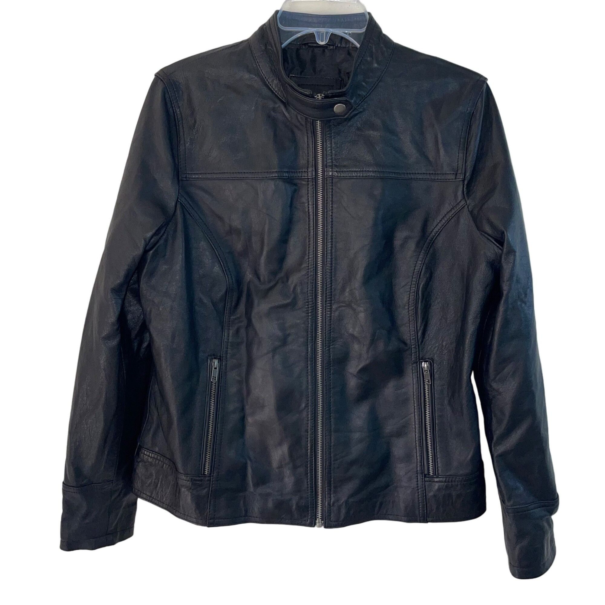 Other Cava Womens Jacket Size 2XL Black Moto Leather Size XXL / US 16-18 / IT 52-54 - 1 Thumbnail