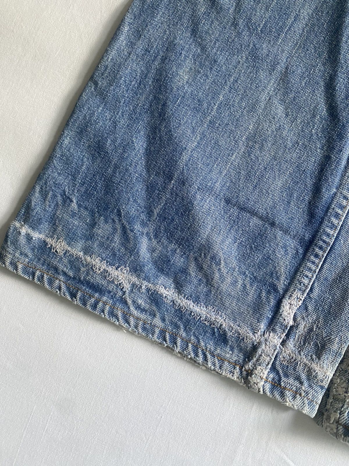 Japanese Brand × Levi's × Vintage 70's Vintage Levi's Orange Tab Repaired Flared Denim Size US 30 / EU 46 - 6 Thumbnail