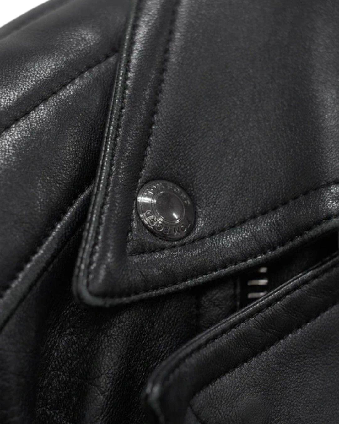 Tom Ford F/W 2014 LEATHER BIKER JACKET Size US M / EU 48-50 / 2 - 4 Thumbnail