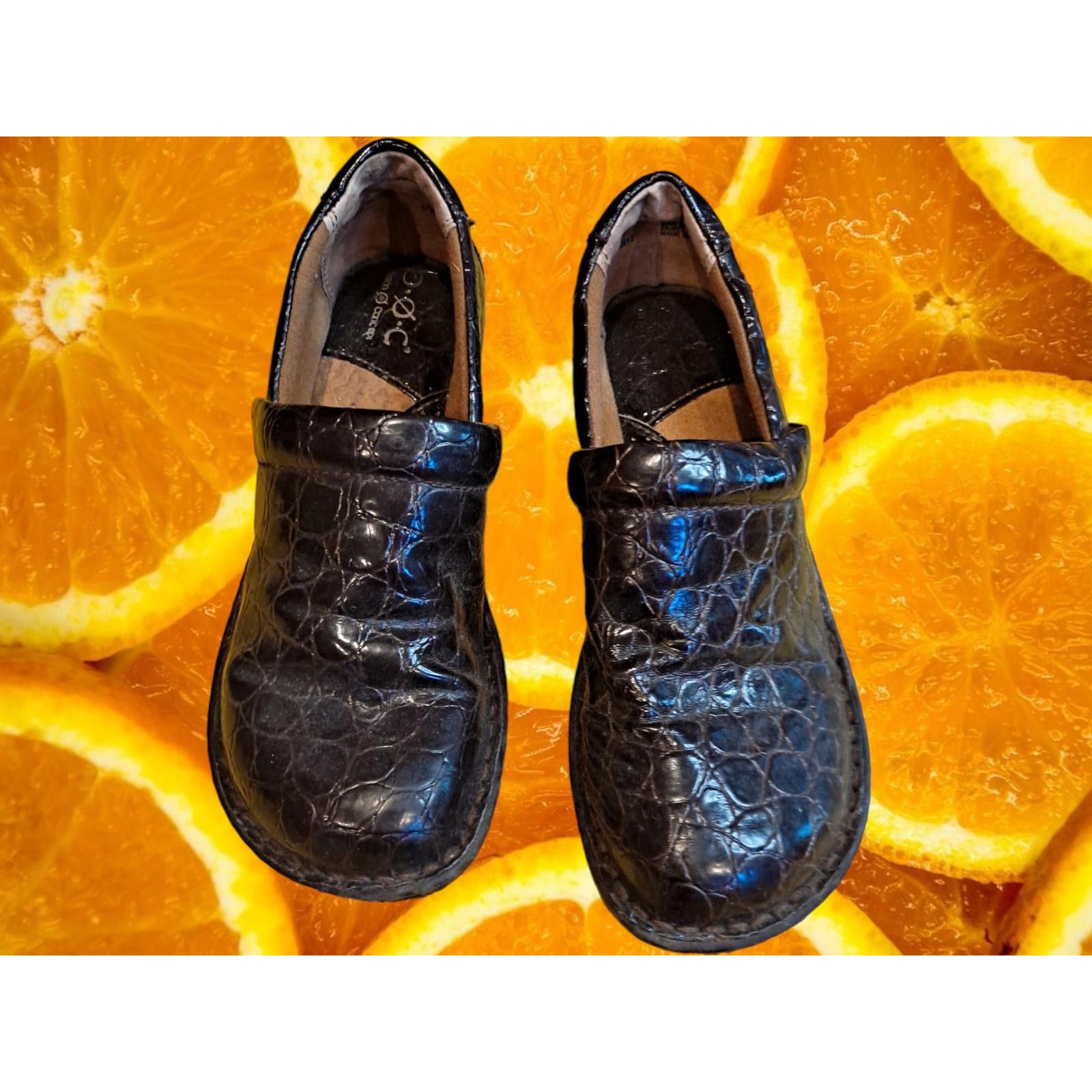 Other B.O.C Black SnakeSkin Print with 2 Inch Heel Clog/Mule Size Size ONE SIZE - 3 Thumbnail