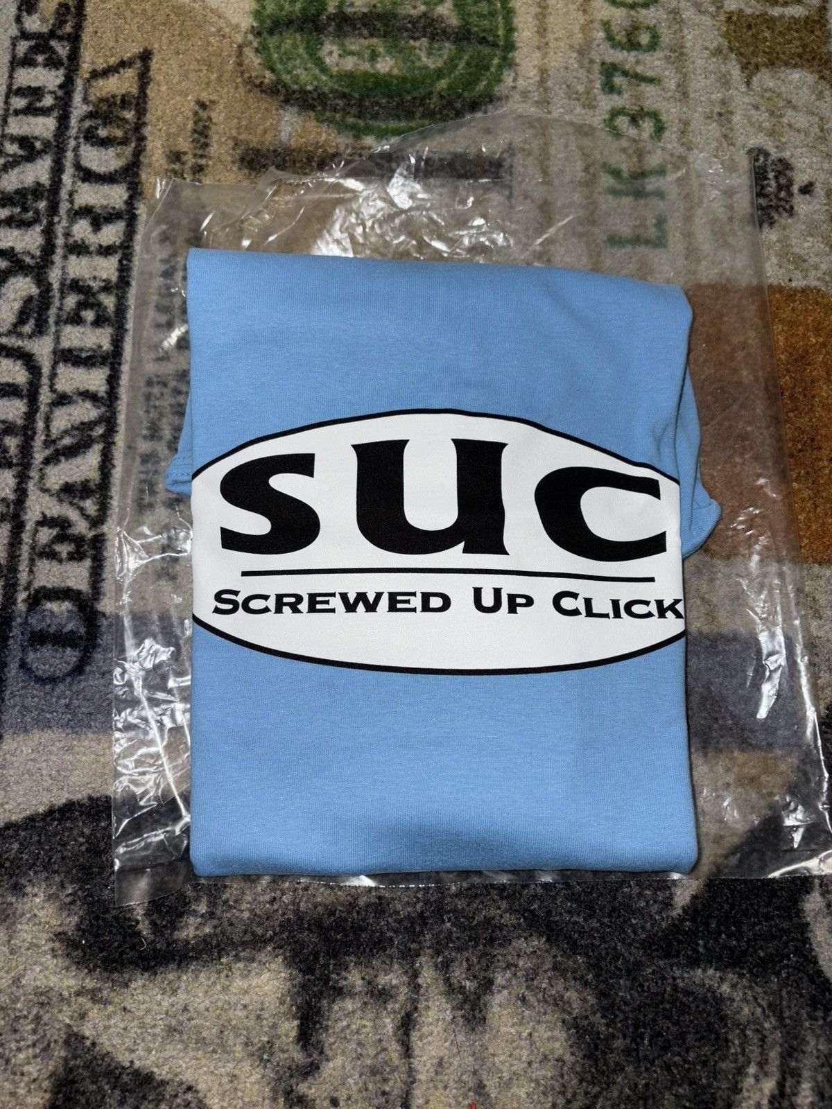 Supreme Supreme DJ Screw SUC Tee Light Blue Size US XL / EU 56 / 4 - 1 Thumbnail