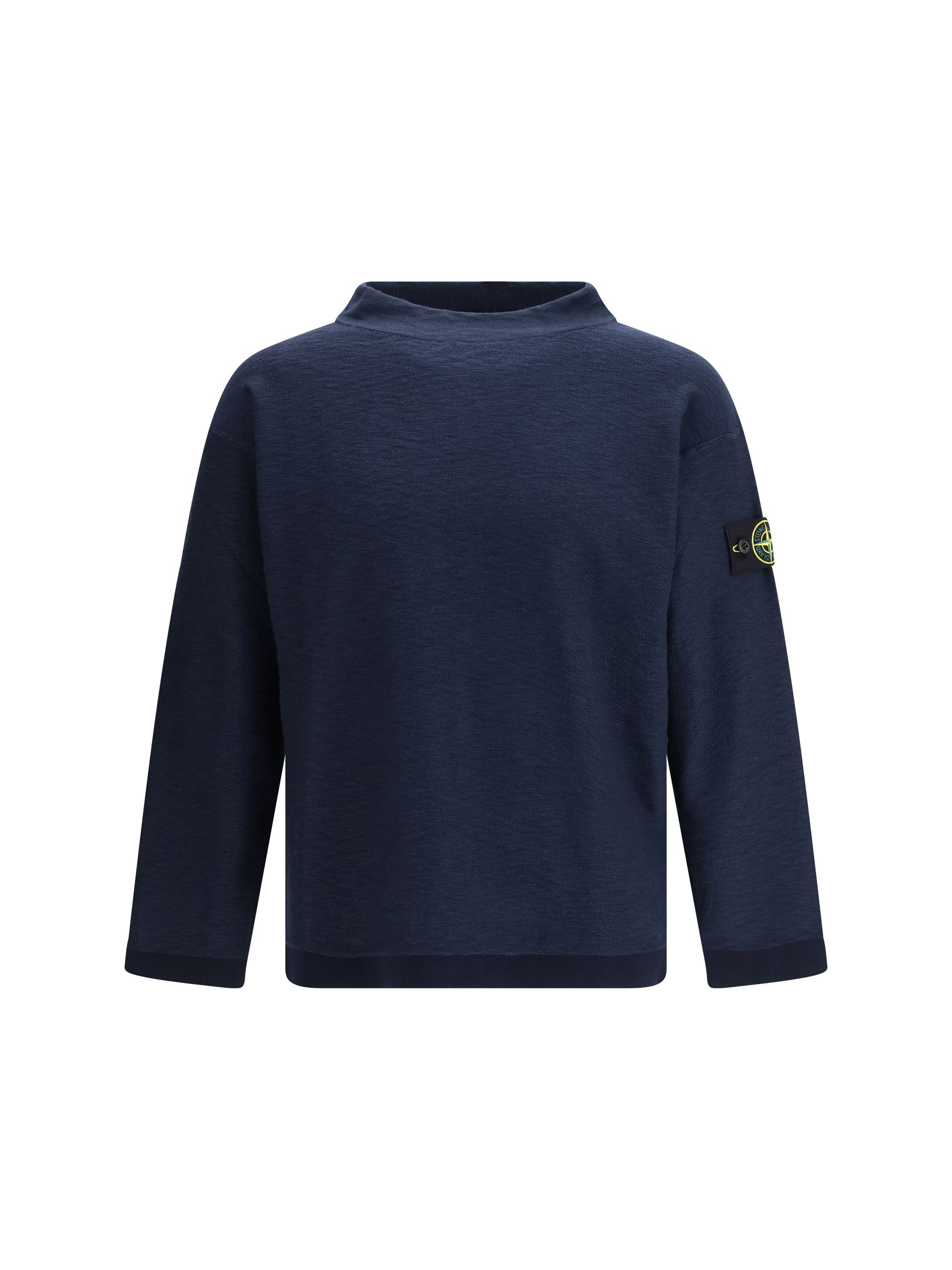 Stone Island Crewneck Sweater with ribbed neckline Size US XL / EU 56 / 4 - 1 Thumbnail