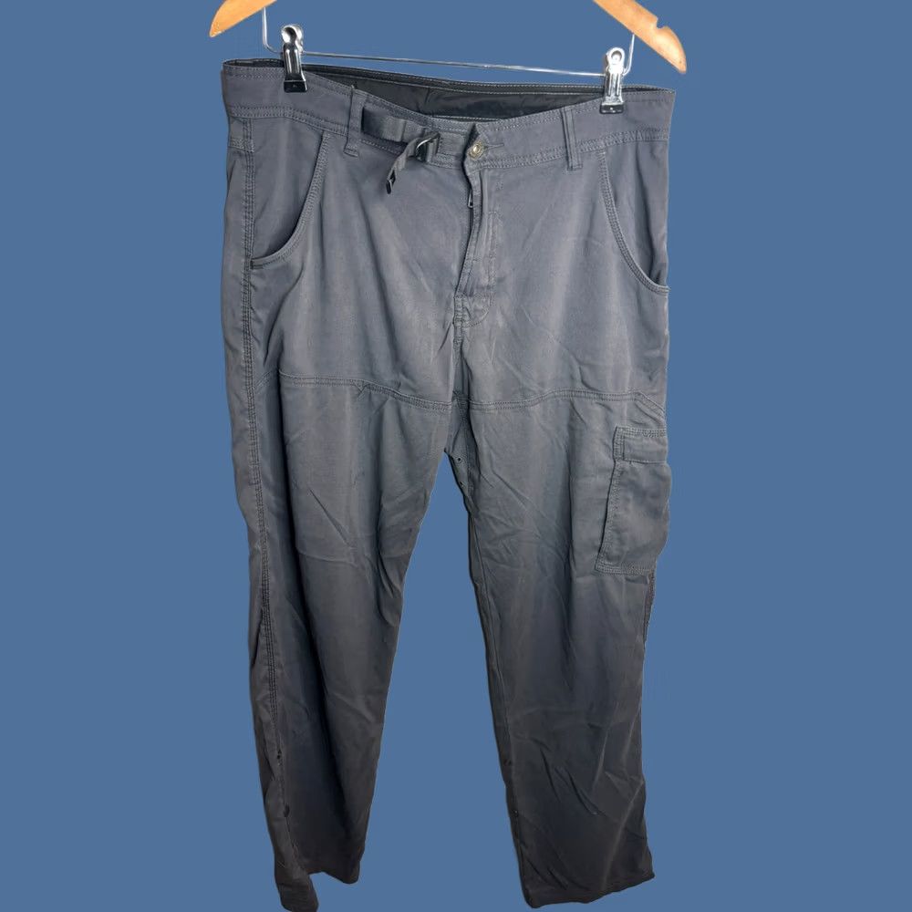Prana Prana Pants Mens 32 Gray Straight Fit Hiking Stretch Cargo Gorpcore Breathe 2818 Size US 32 / EU 48 - 1 Thumbnail