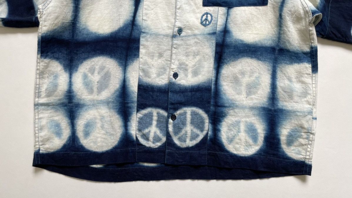 Story Mfg. Blue/White ‘Peace Tie Dye’ Print Shirt Size US M / EU 48-50 / 2 - 10 Thumbnail