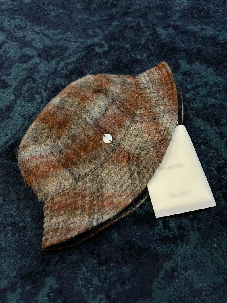 Our Legacy our legacy size OS Logo signage plaid printed wool fisherma Size ONE SIZE - 2 Thumbnail