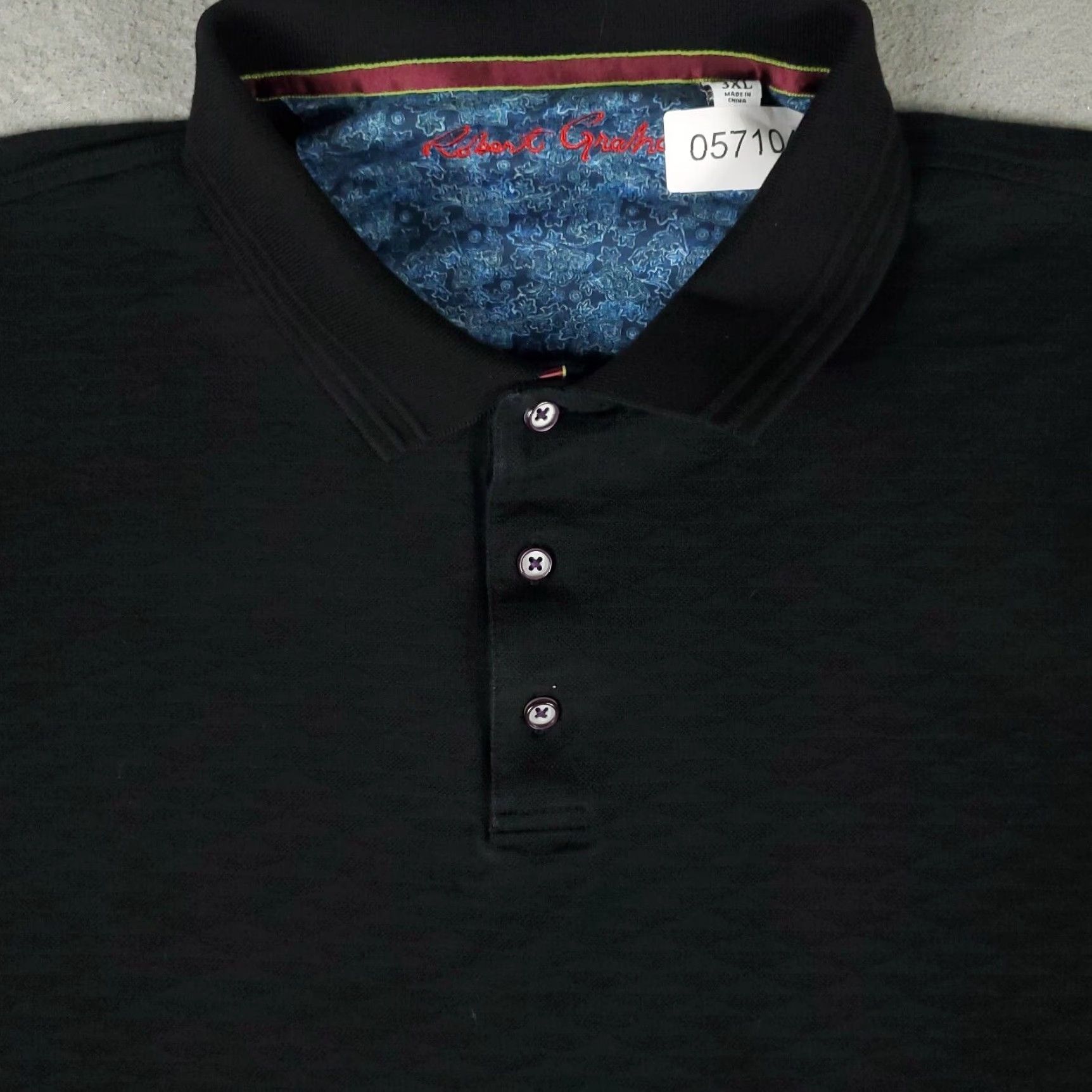 Robert Graham VINTAGE Robert Graham Polo Shirt Mens 3XL Black Skull Crown Short Sleeve Polo Mens 3XL Black Skull Crown (No N/A) Size US XXL / EU 58 / 5 - 2 Thumbnail