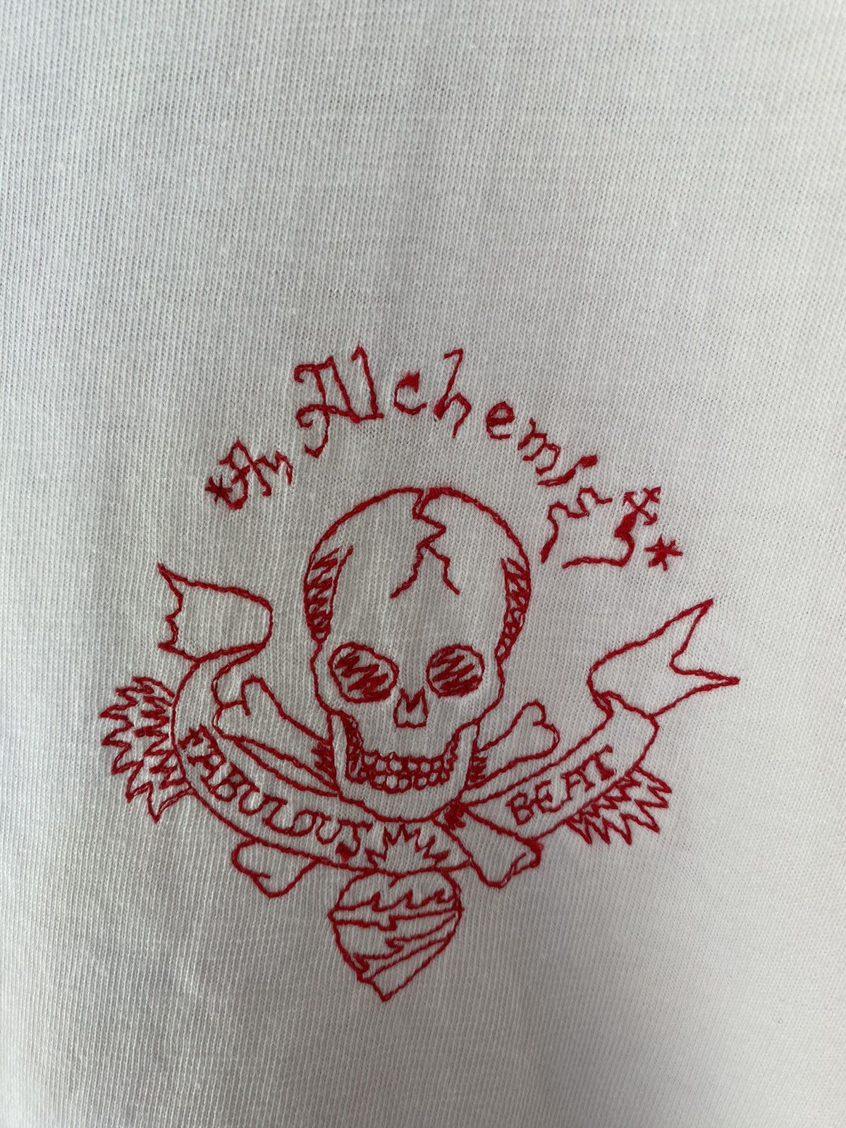 If Six Was Nine Vtg Fabulous Beat Chain stitch Skulls, pigeon and olive Size US M / EU 48-50 / 2 - 8 Thumbnail