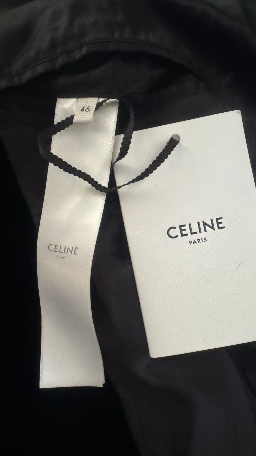 Celine Celine 2020FW Black Velvet teddy Size US S / EU 44-46 / 1 - 3 Thumbnail