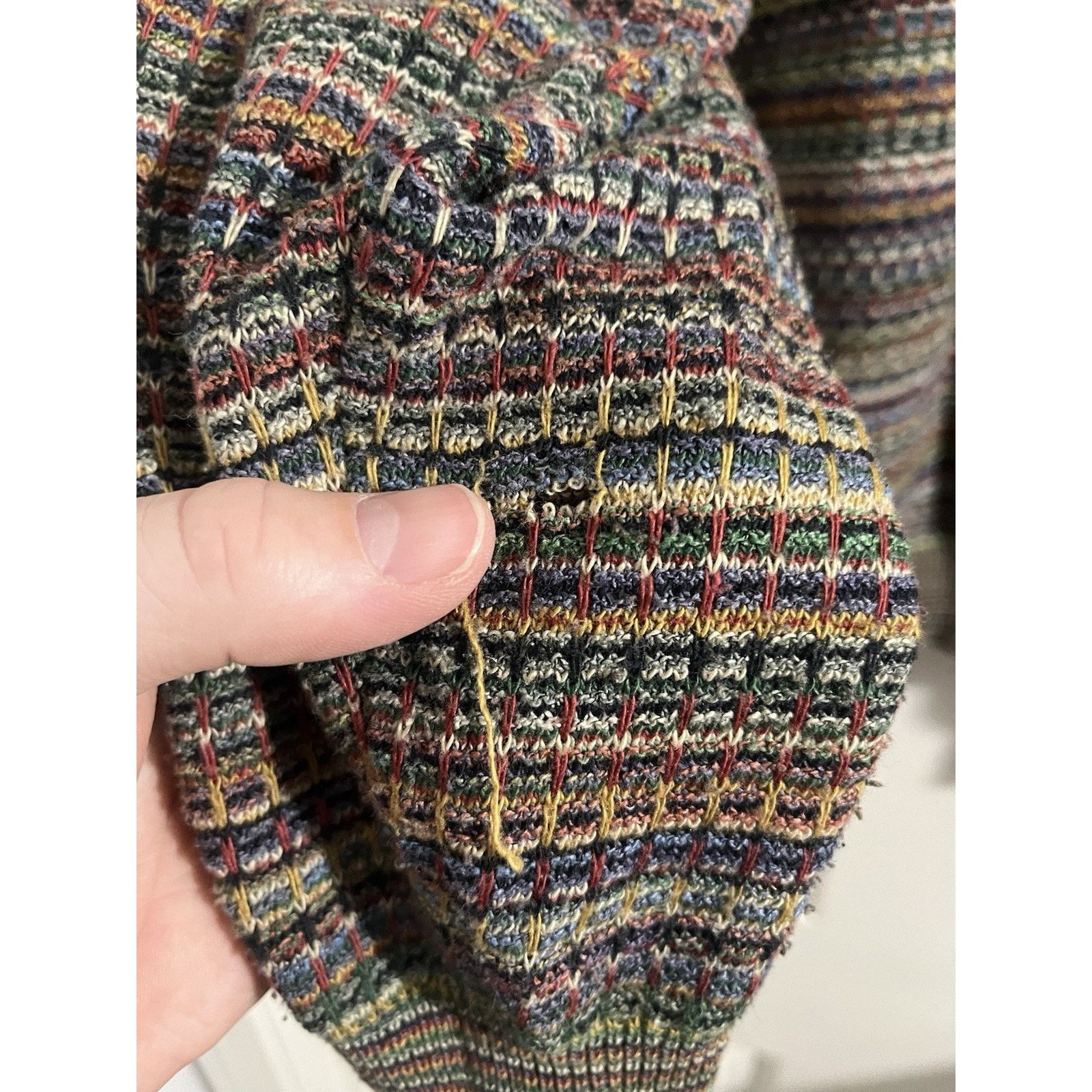 Other Peter Mass Gallery 3D Knit Sweater Sz M/L Button Up Vintage Size US M / EU 48-50 / 2 - 4 Thumbnail