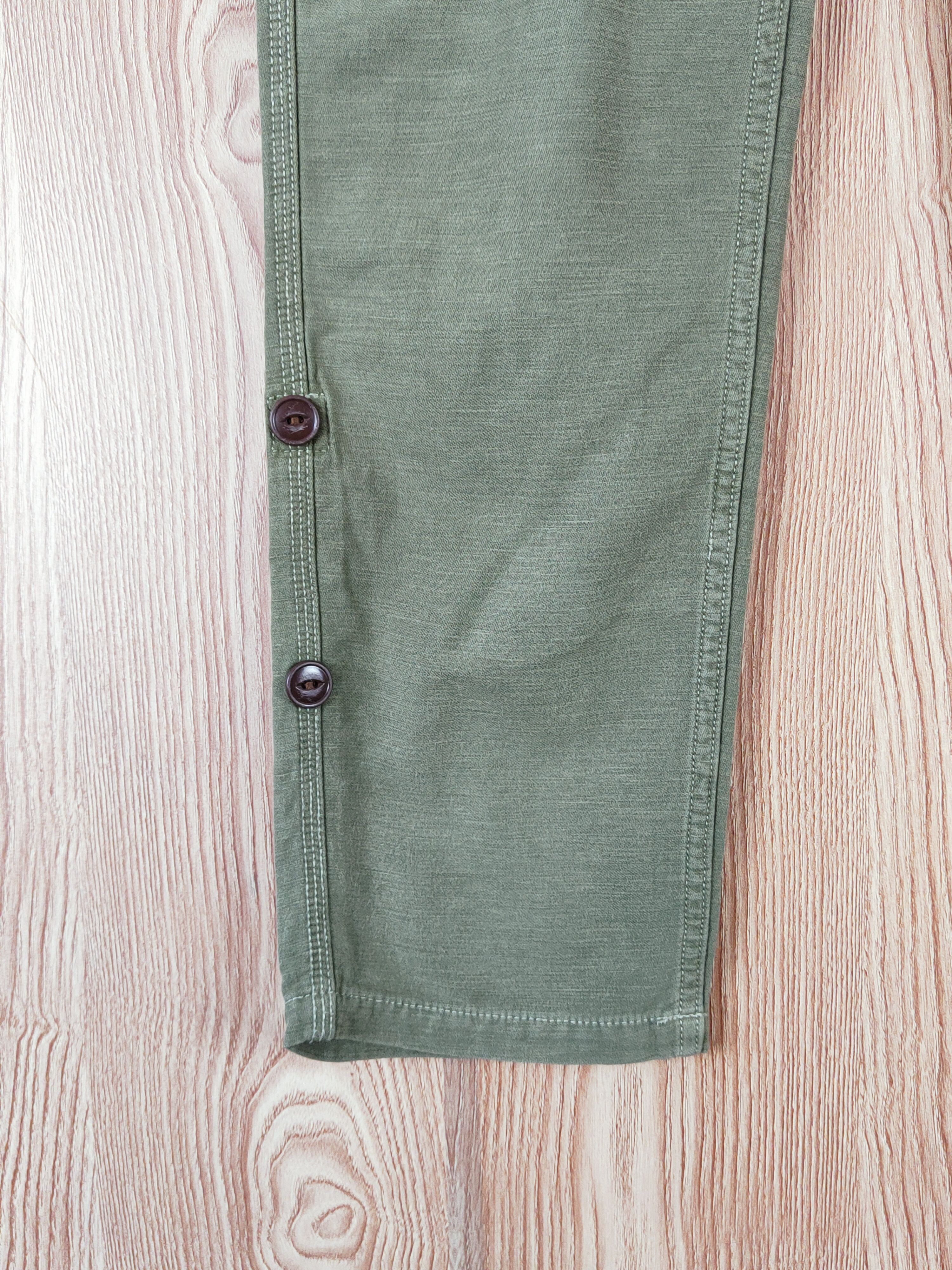 Big John Big John Green Multipocket Tactical Cargo Pants #W394 Size US 30 / EU 46 - 4 Thumbnail