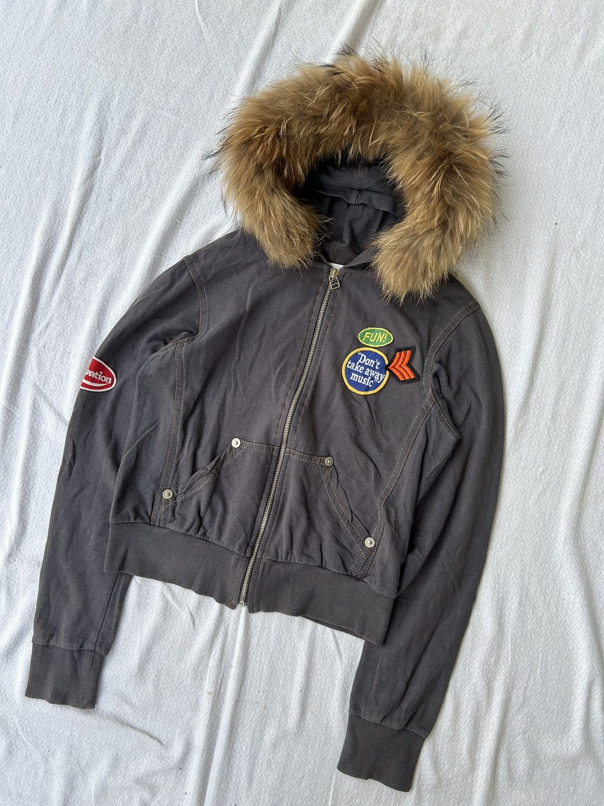 If Six Was Nine × Japanese Brand × Le Grande Bleu (L.G.B.) Fur hoodie patch Ifsixwasnine lgb Size US M / EU 48-50 / 2 - 5 Thumbnail