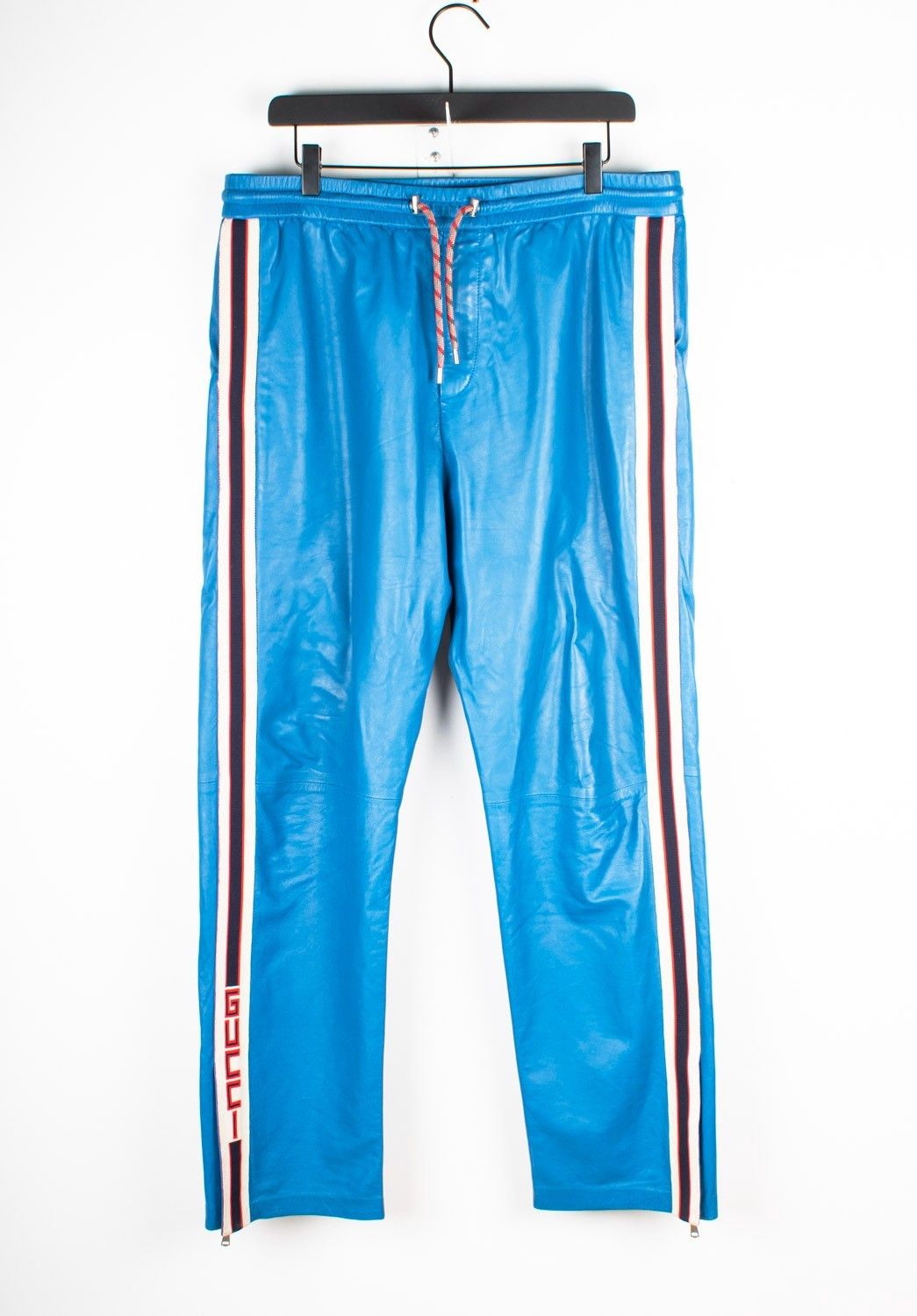 Gucci Gucci Men Leather Pants Casual Size IT48-M/L, S1484 Size US 32 / EU 48 - 1 Thumbnail