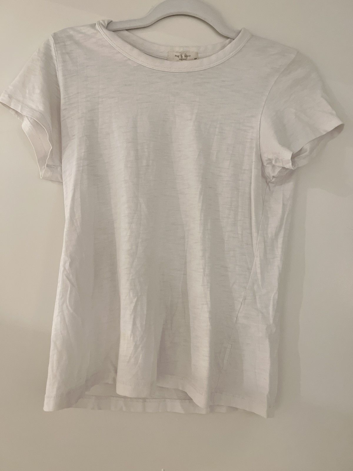 Rag & Bone White Rag & Bone T-Shirt Size S / US 4 / IT 40 - 1 Thumbnail