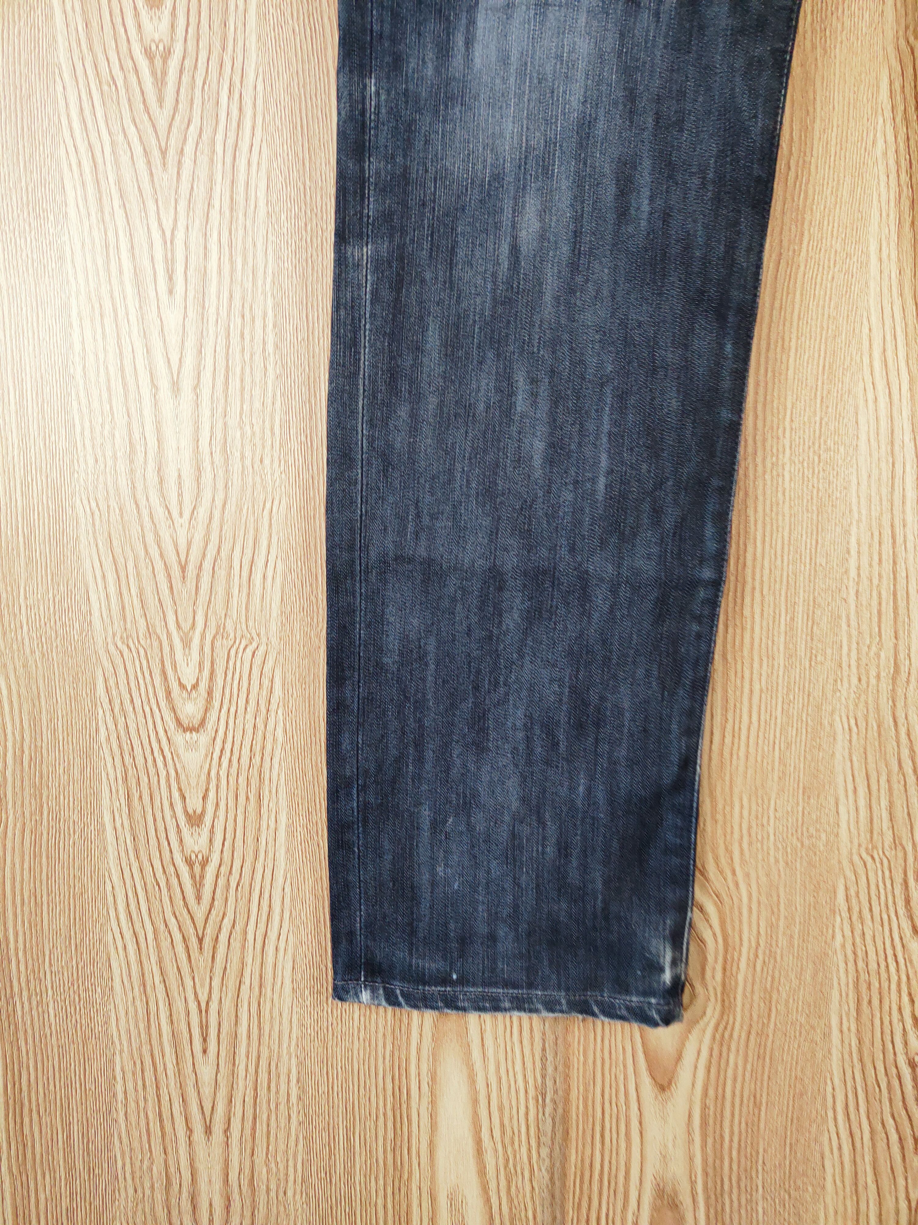 Edwin Edwin Black Distressed Ripped Jeans #W791 Size US 32 / EU 48 - 4 Thumbnail