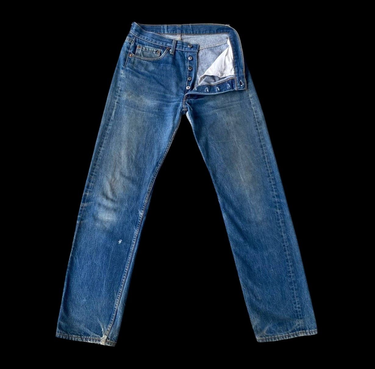 Levi's Vintage Clothing VINTAGE 1992 LEVIS 501xx BLUEWASH FADED BUTTON 520 W31X32.5" Size US 31 - 13 Thumbnail