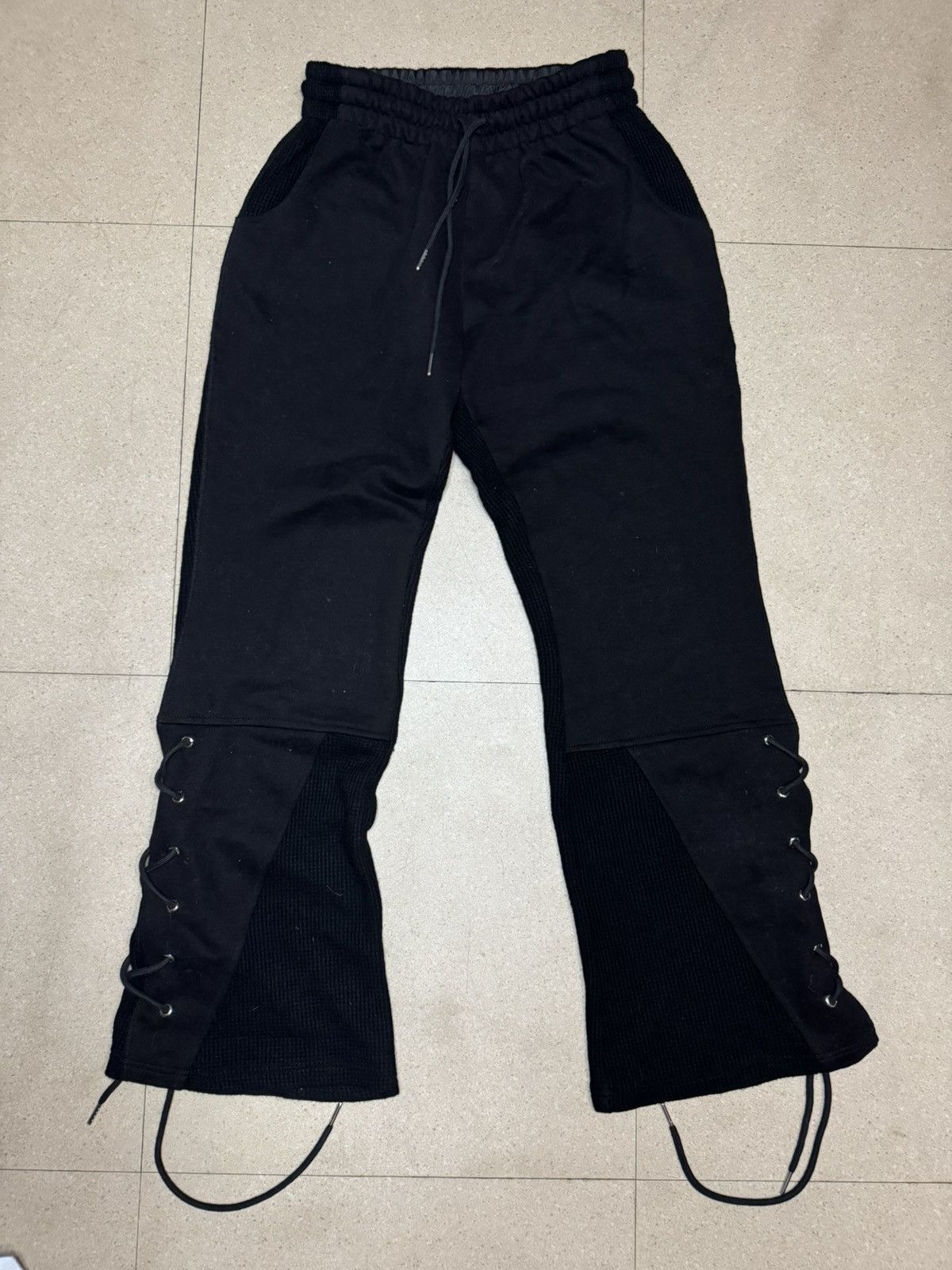 00s L.G.B sweat pants wide green maniac corp if six was nine