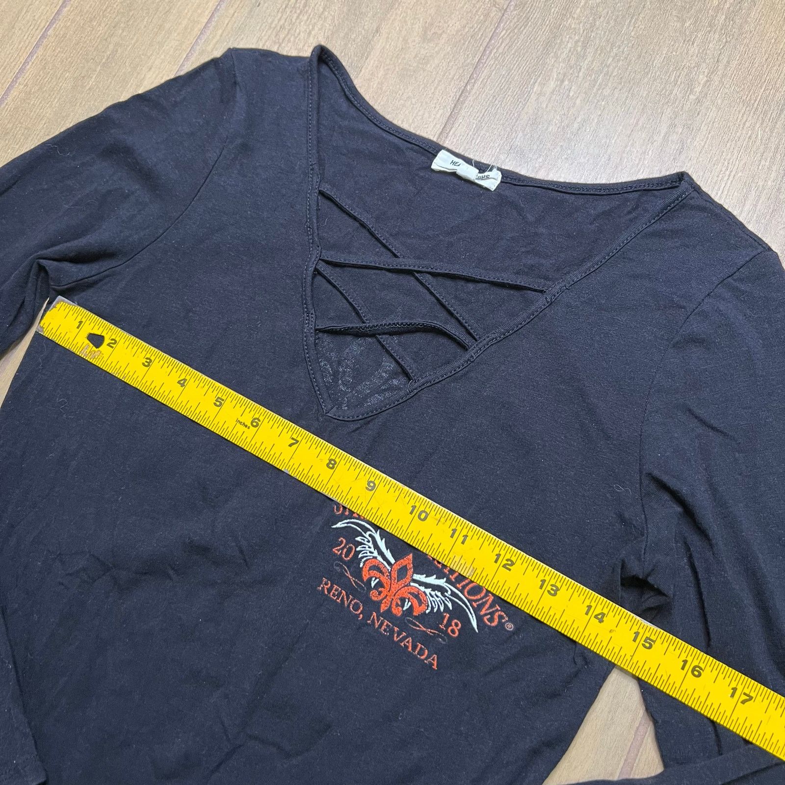 Vintage Vintage black t-shirt 24th Annual Street Vibrations Reno L Size US L / EU 52-54 / 3 - 7 Thumbnail