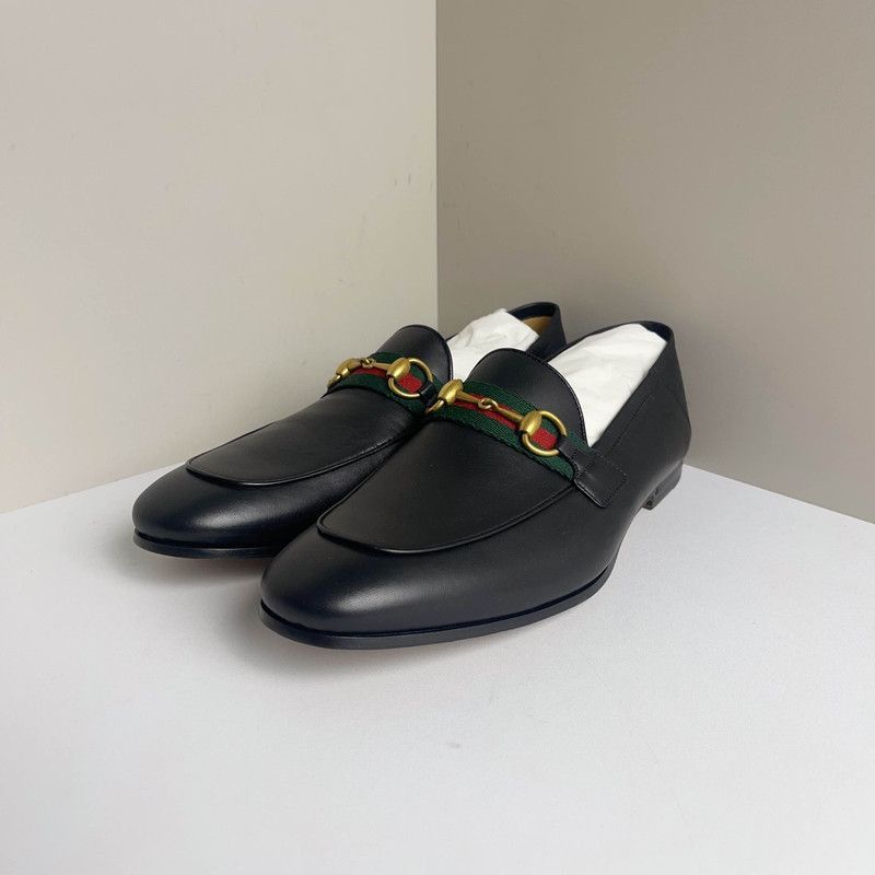 Gucci Gucci Leather Horsebit Loafers for Men - Size US 9.5 / EU 42-43 - 1 Thumbnail