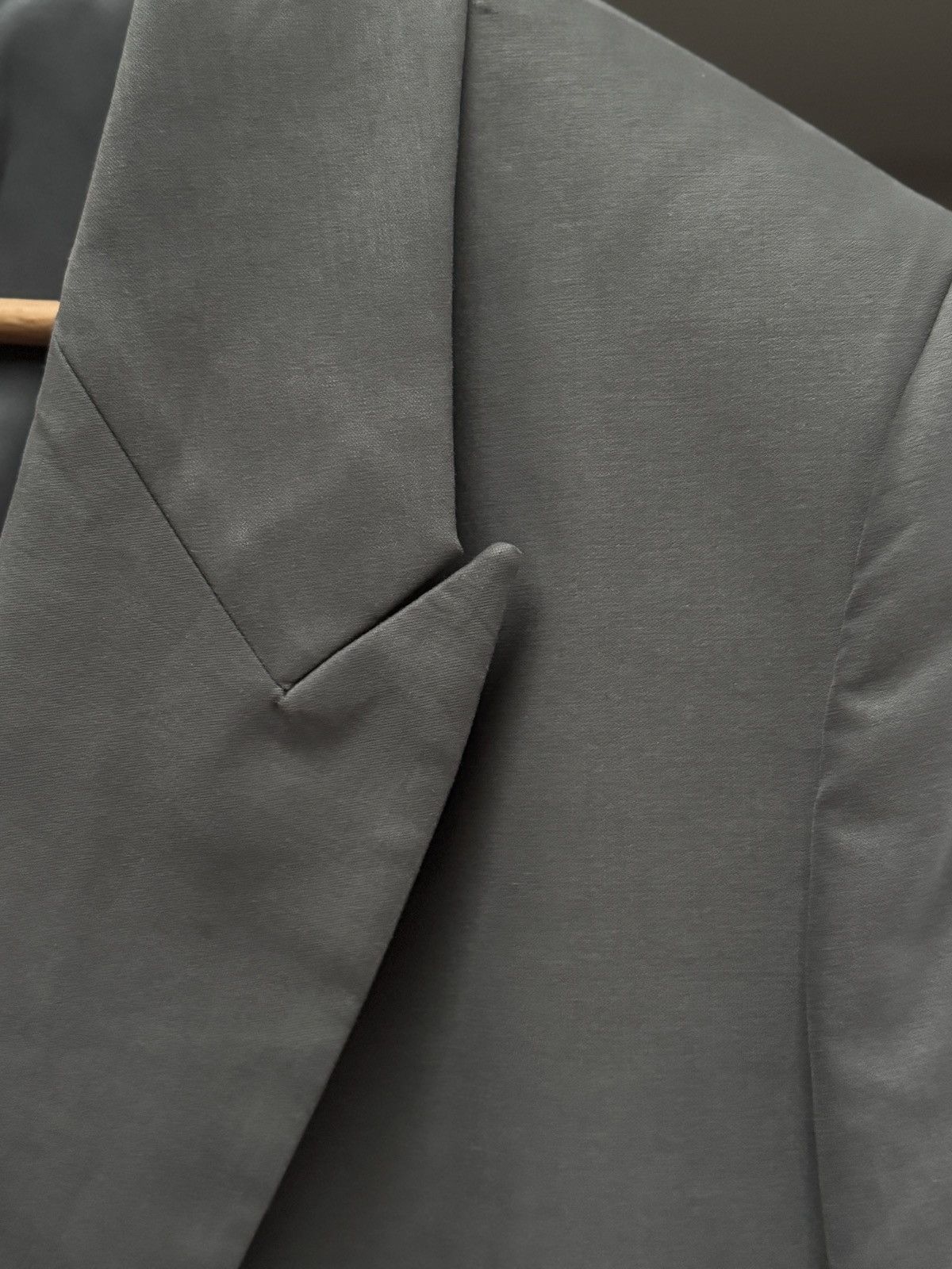 The Row The Row Mickey Double Breasted Cotton Coat Men's Grey Medium Size US M / EU 48-50 / 2 - 11 Thumbnail