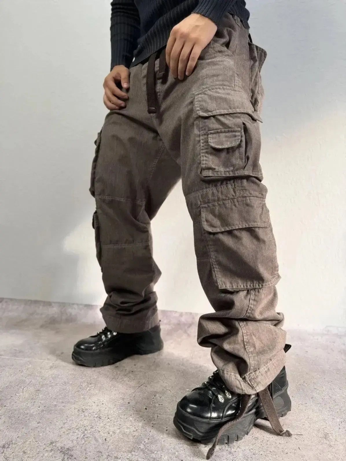 14th Addiction × Japanese Brand × Le Grande Bleu (L.G.B.) Junya Watanabe Style G Star raw Bondage GOA cargo pants Size US 34 / EU 50 - 1 Thumbnail