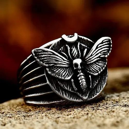 Other Size us10 Dark Side Butterfly Ring Size ONE SIZE - 3 Thumbnail