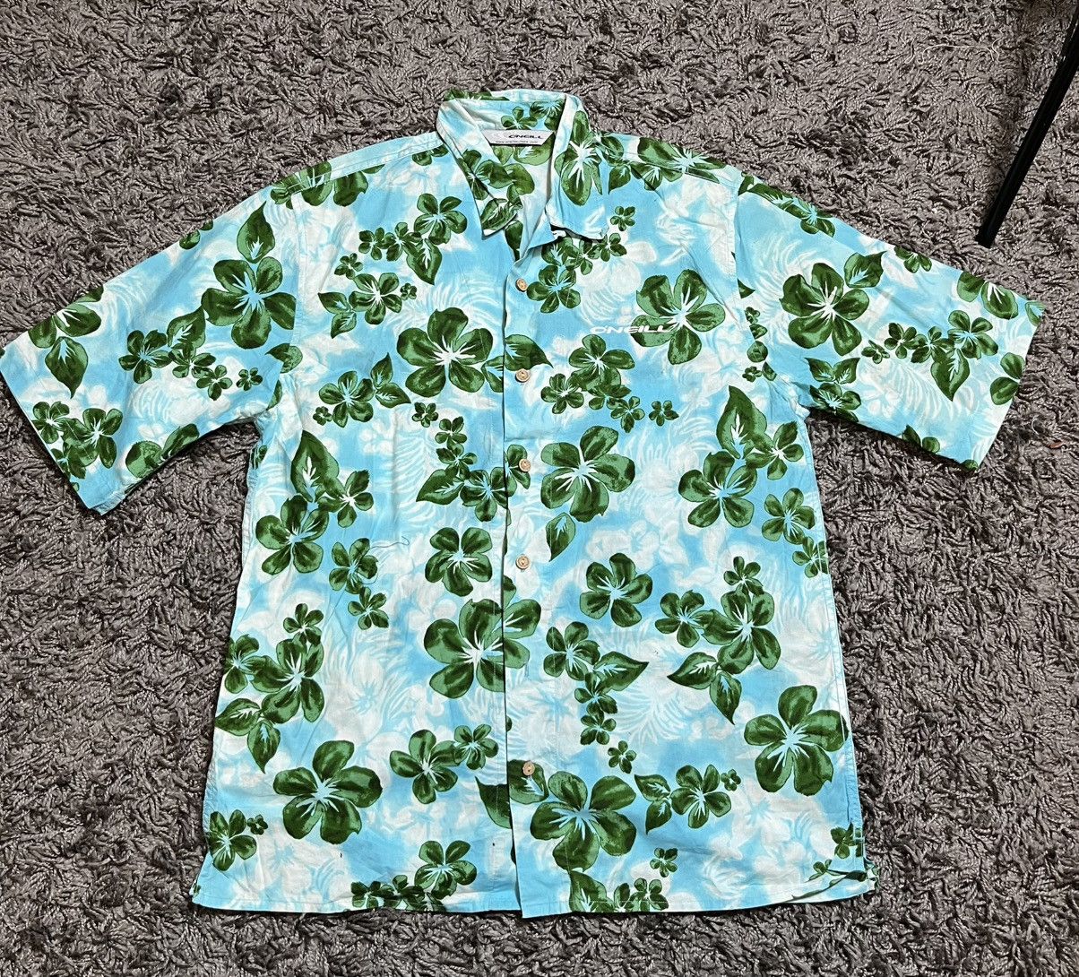 O'Neill ONEILL VINTAGE 00s HAWAIIAN SHIRT MULTILOGO SUMMER STYLE Size US M / EU 48-50 / 2 - 1 Thumbnail