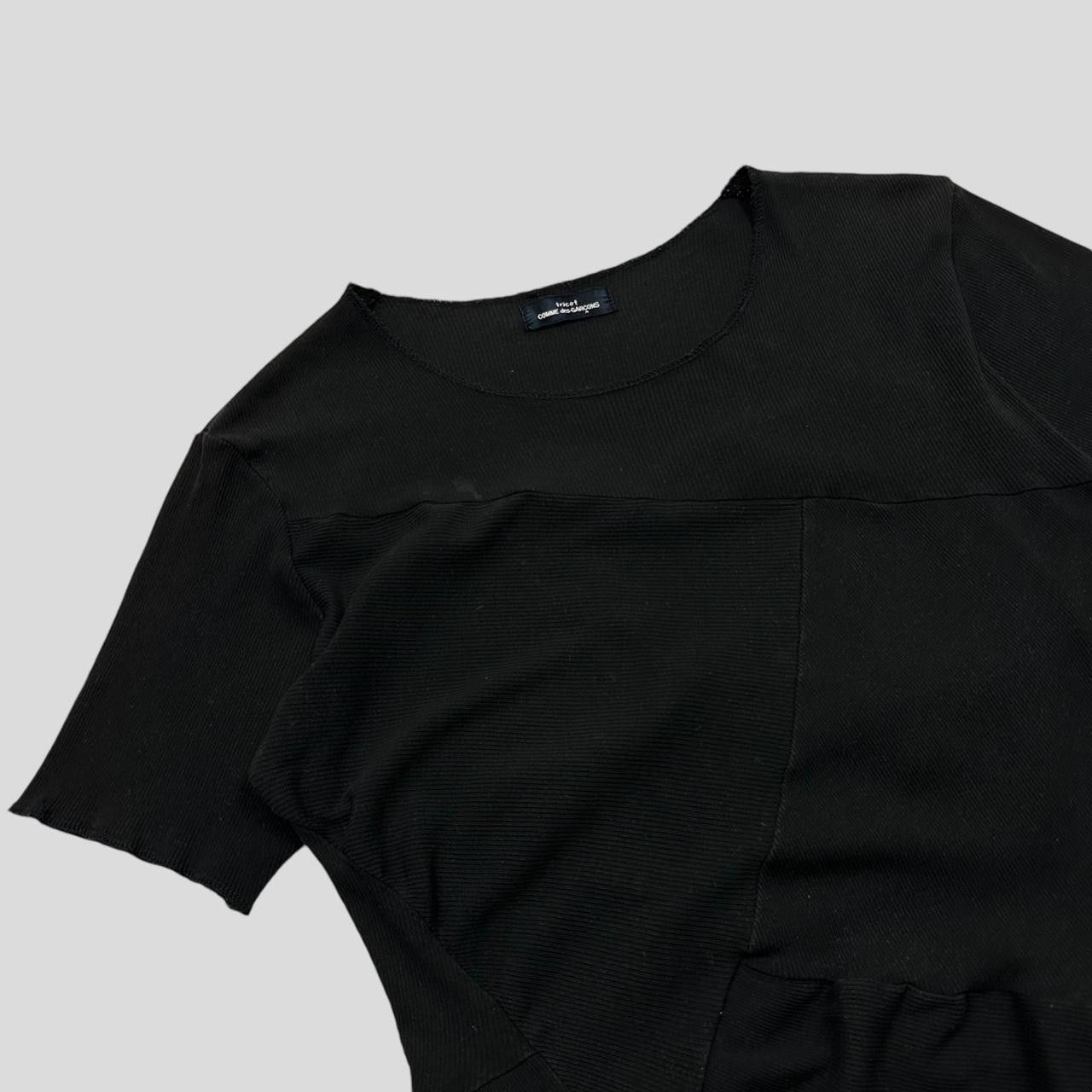 Tricot Comme des Garcons Comme Des Garçons Tricot 1991 Pleated Patchwork Top - OS Size M / US 6-8 / IT 42-44 - 3 Thumbnail