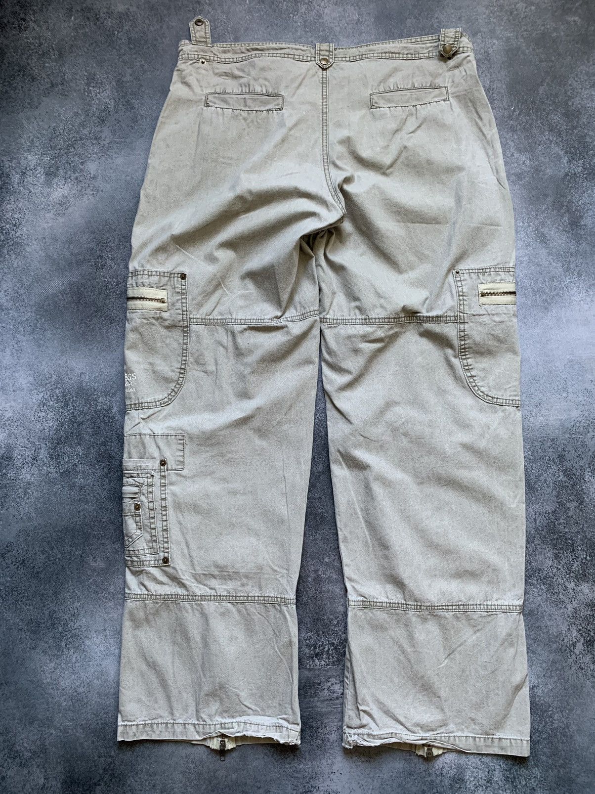 Hysteric Glamour Vintage Balenciaga Junya Watanabe Style Cargo Washed Jeans Size US 34 / EU 50 - 14 Thumbnail