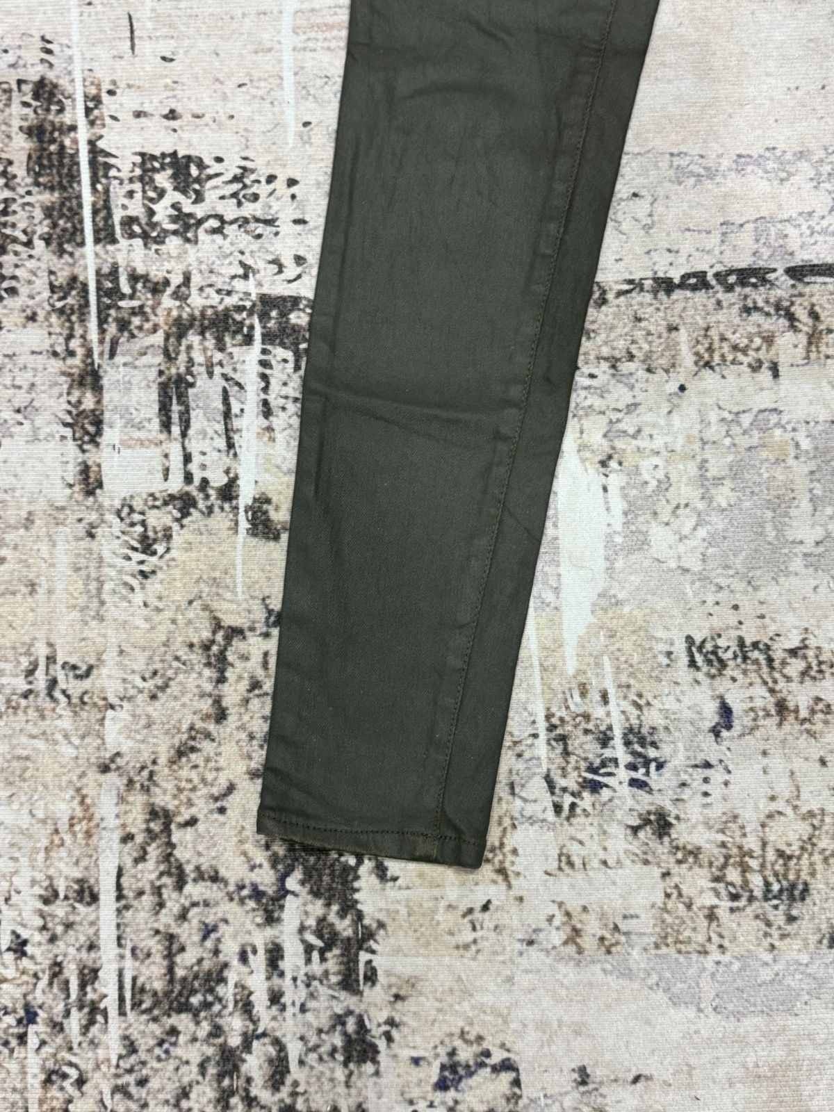 Acne Studios ACNE studio - skinny wax military green jeans Size 30" / US 8 / IT 44 - 2 Thumbnail